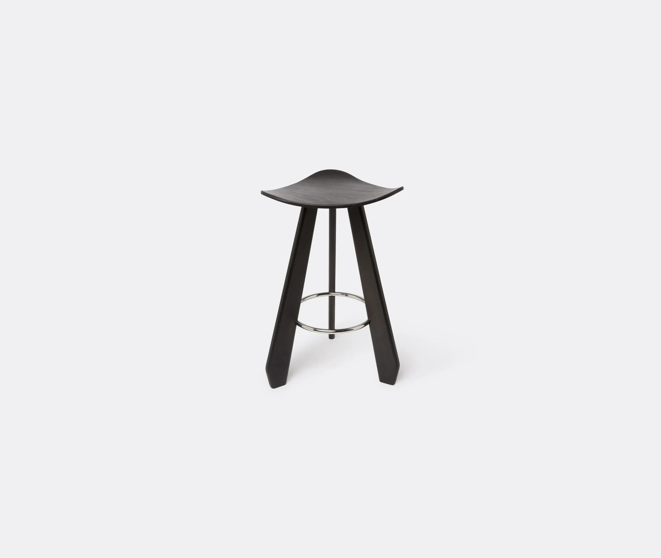 The Third Small Stool - Anthracite, Beech Plywood image