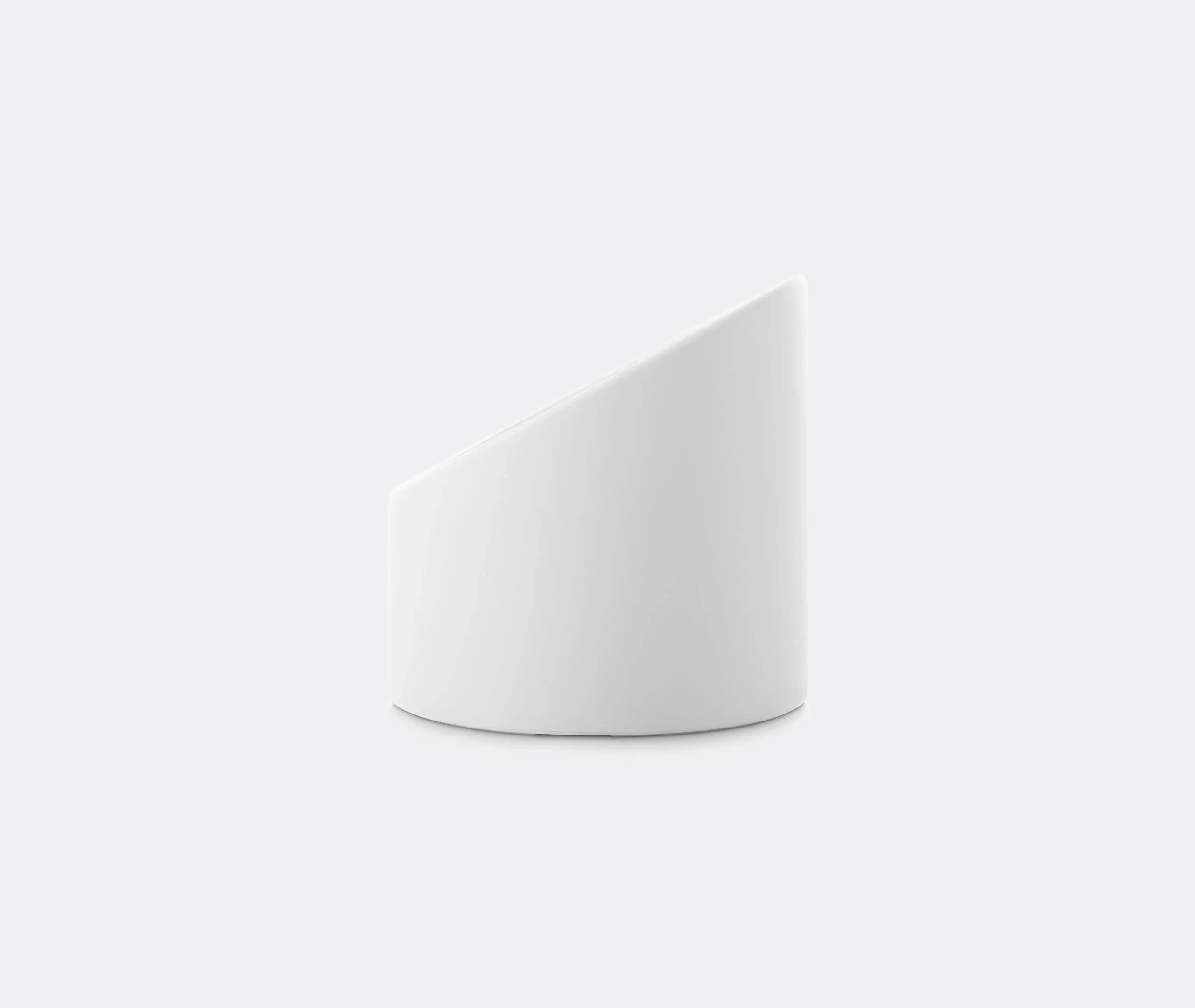 Armchair with Curved Design - White