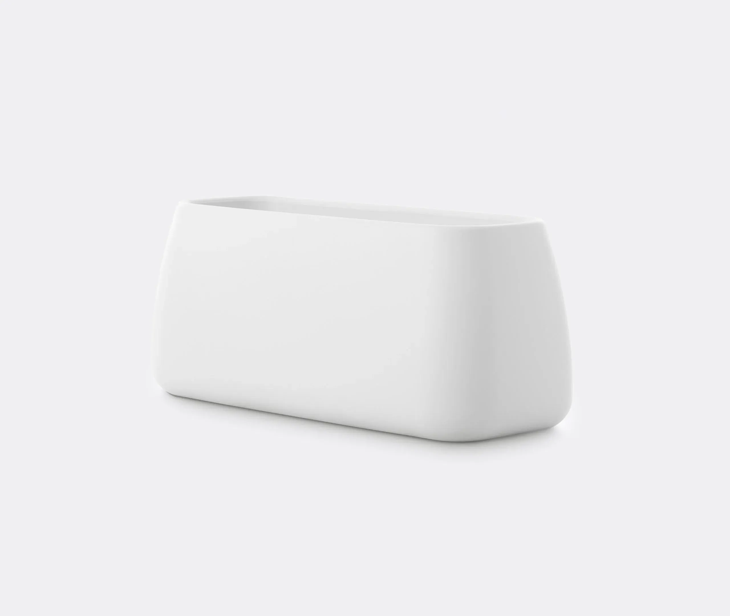 Gobi 5 Planter - White, Polyethylene