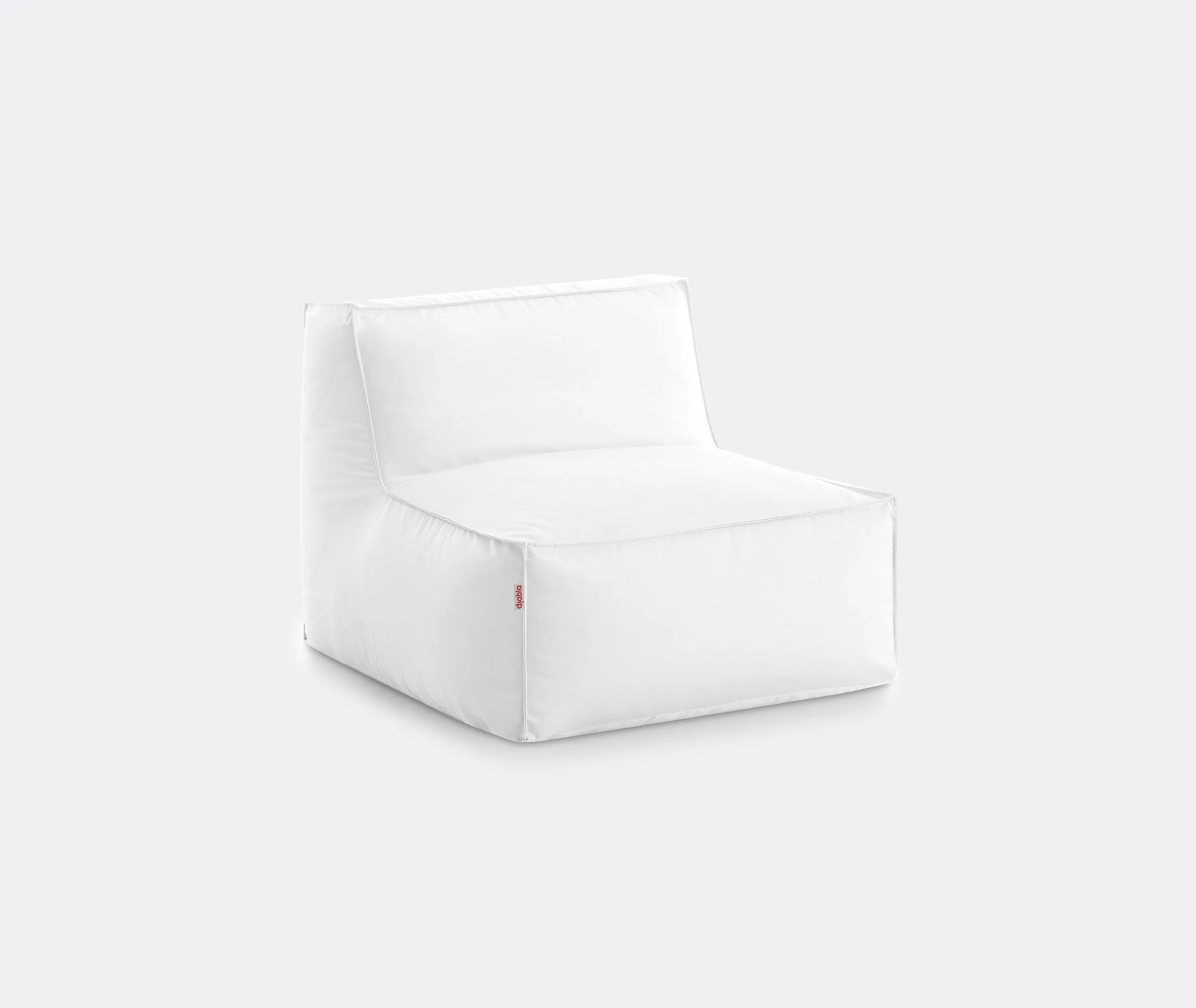 Mareta Lounge Chair with Removable Cover - White image