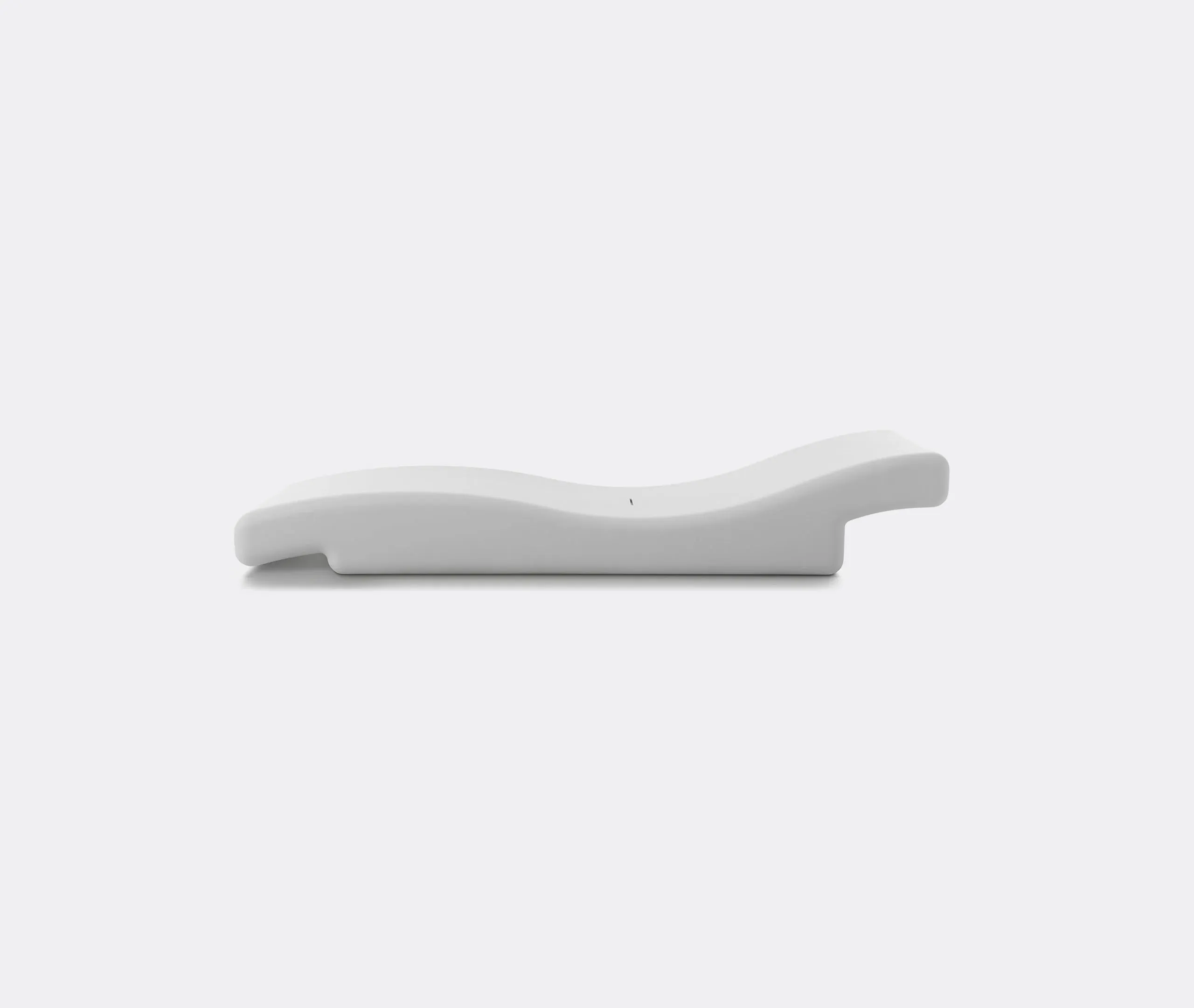 Outdoor Sunbed with Ergonomic Design - Grey
