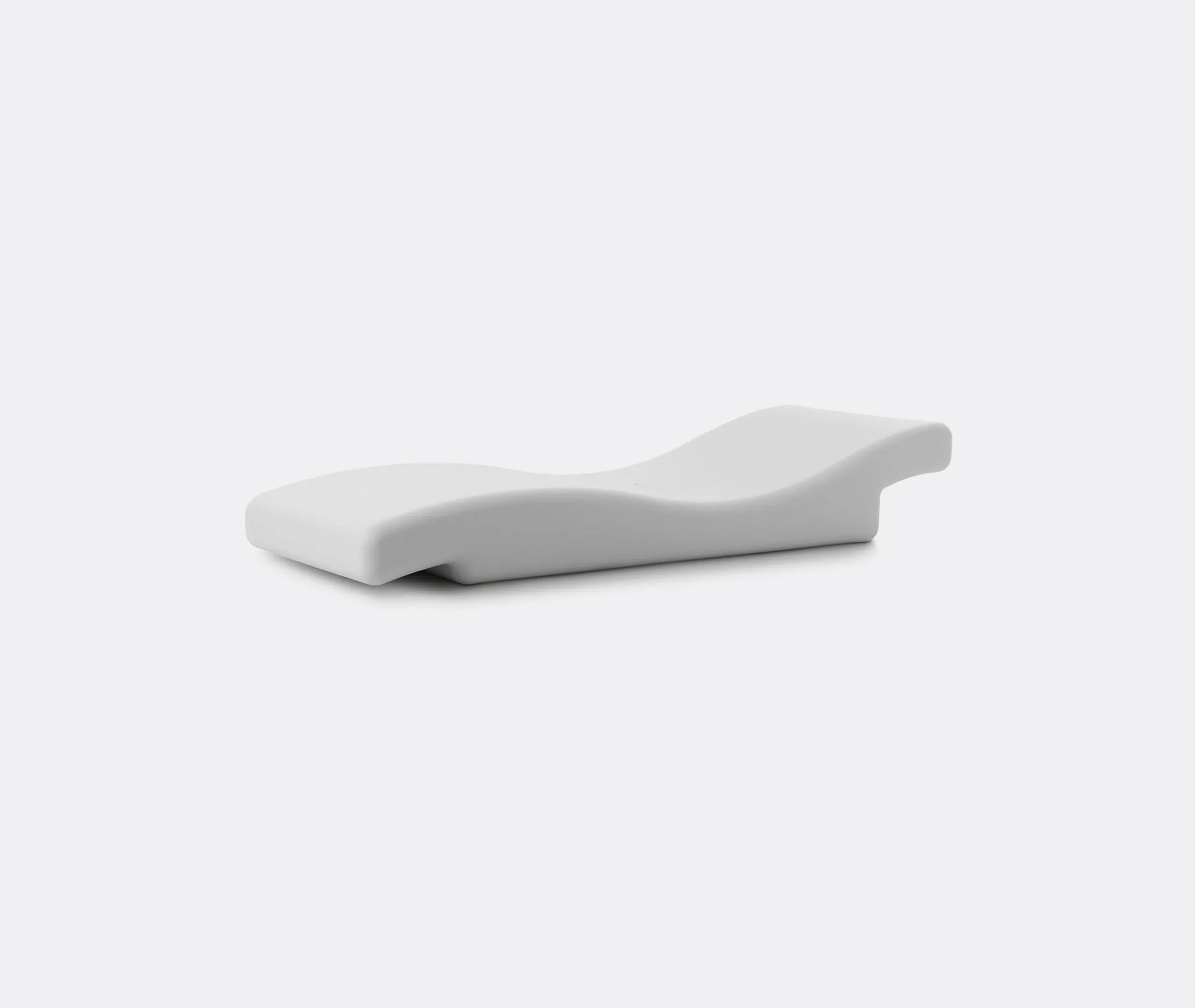 Outdoor Sunbed with Ergonomic Design - Grey