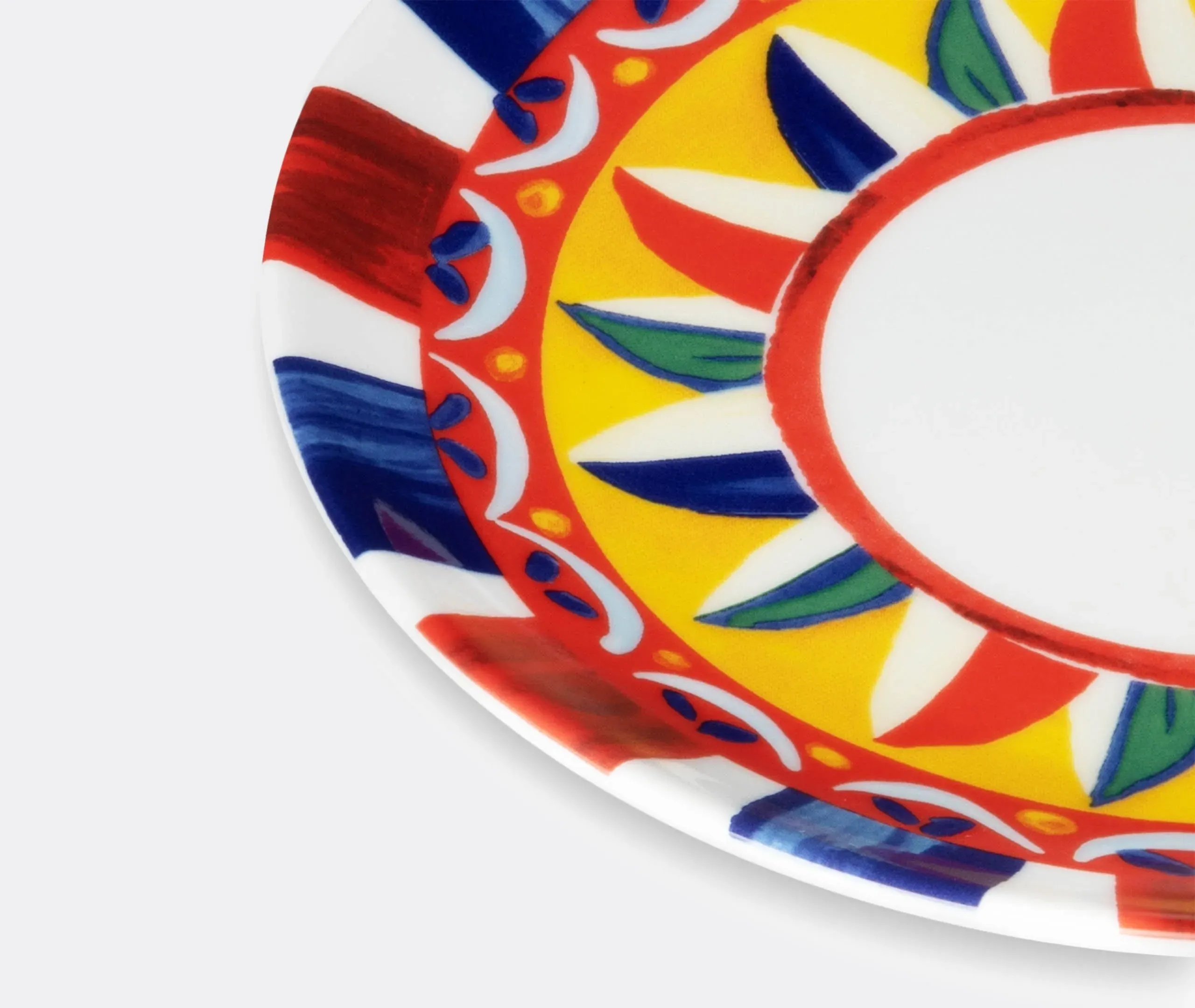 2-Piece Dessert Plate Set - Multicolor, Porcelain