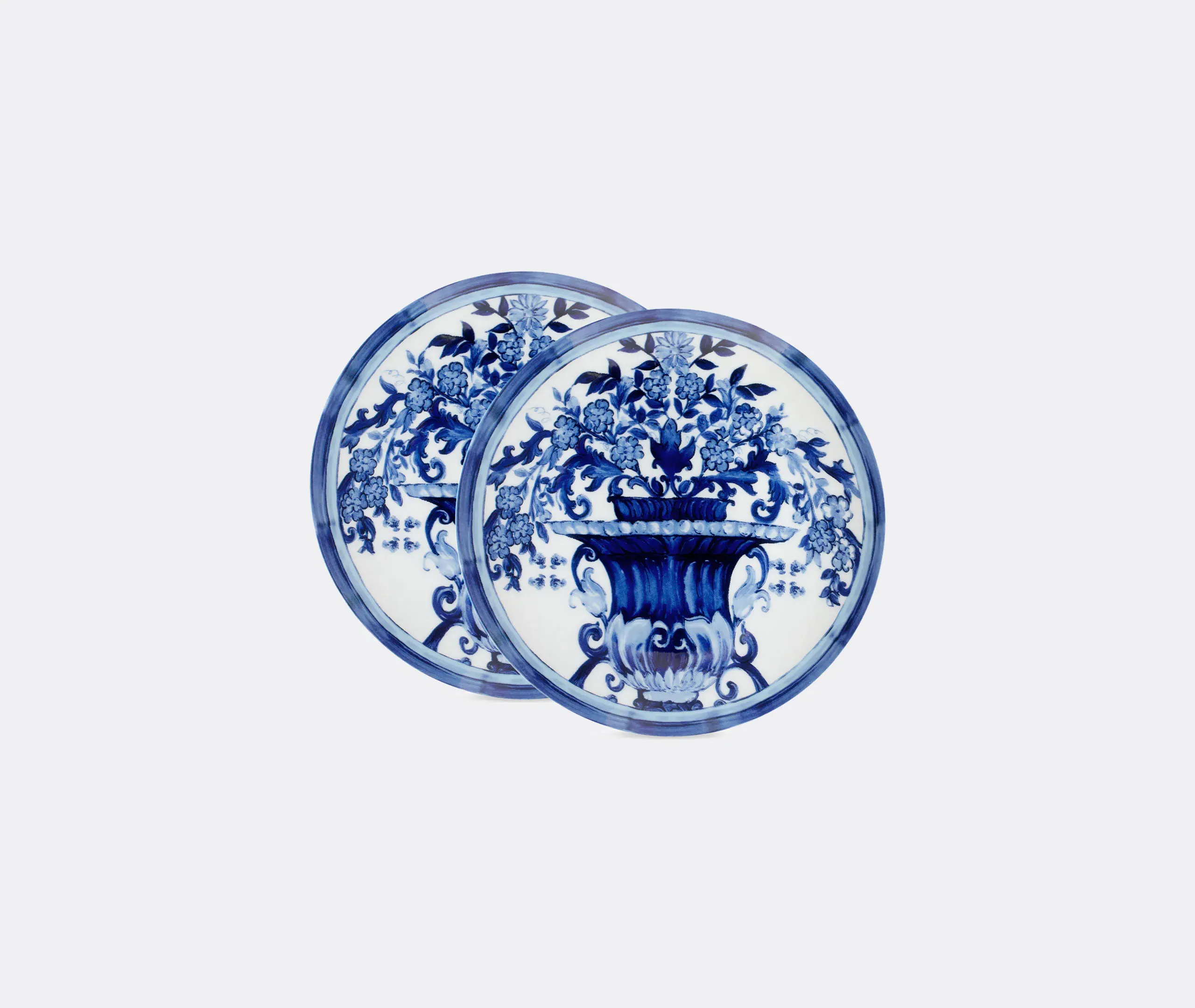 Blu Mediterraneo Dessert Plates Set of Two - Multicolor, Porcelain product