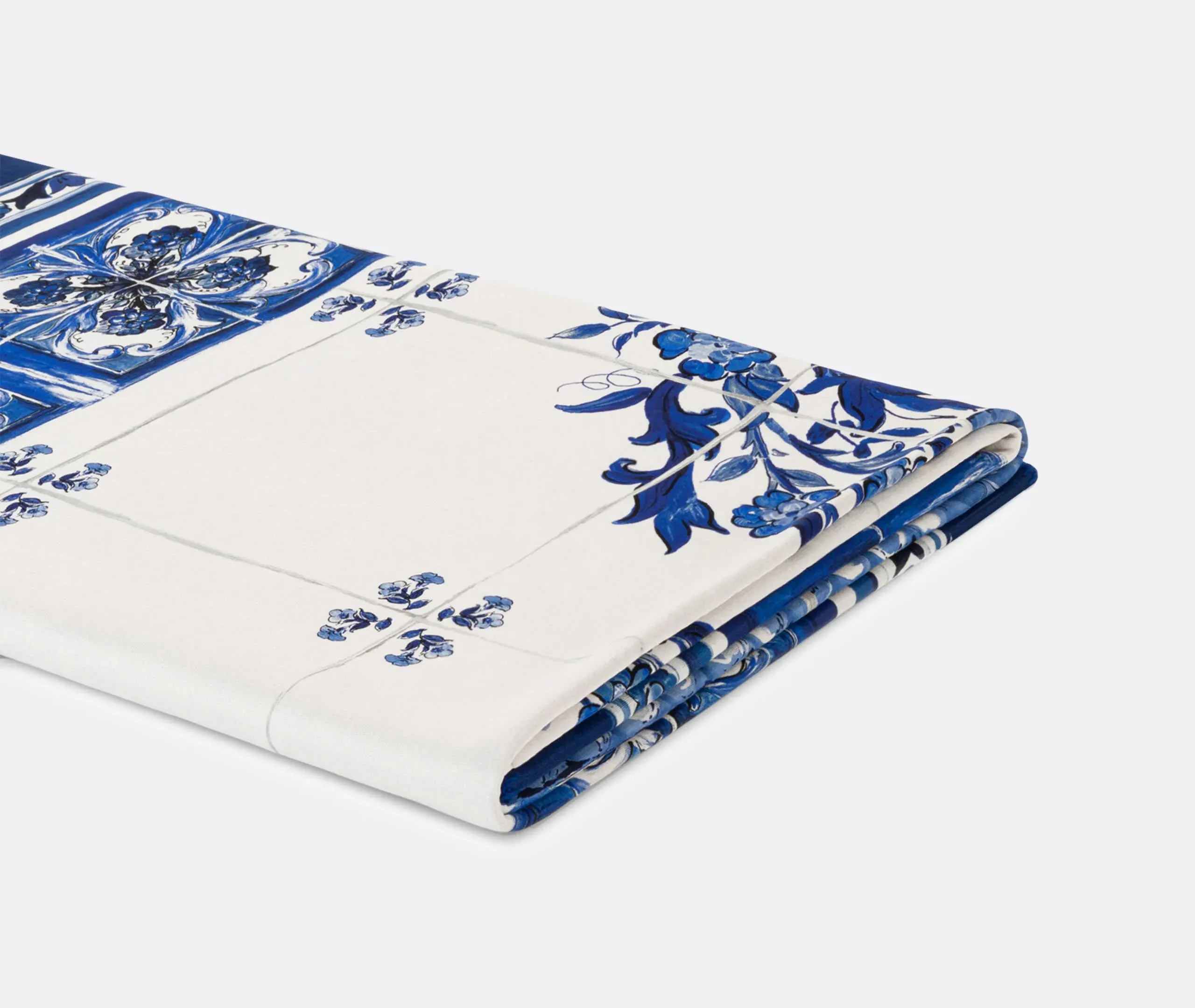 Blu Mediterraneo Silk Blanket - Blue