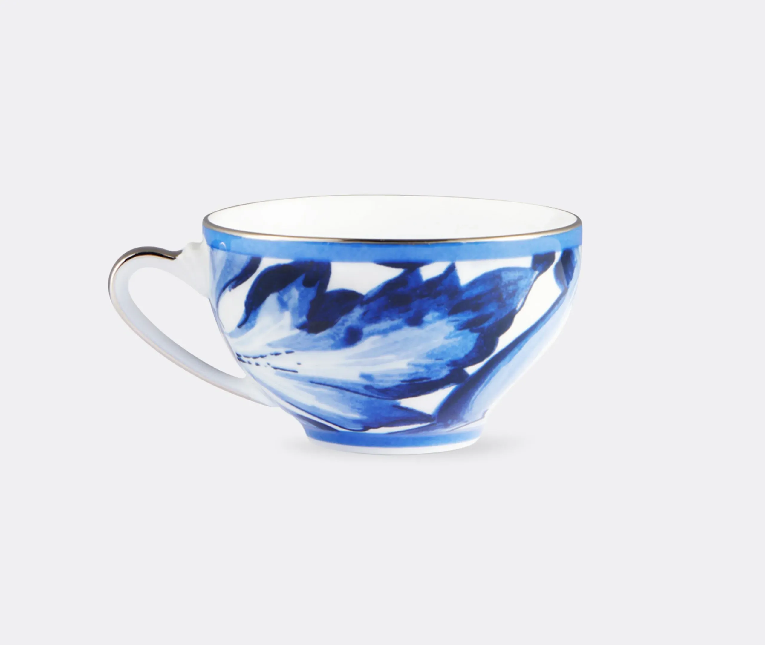Blu Mediterraneo Teacup and Saucer - Multicolor