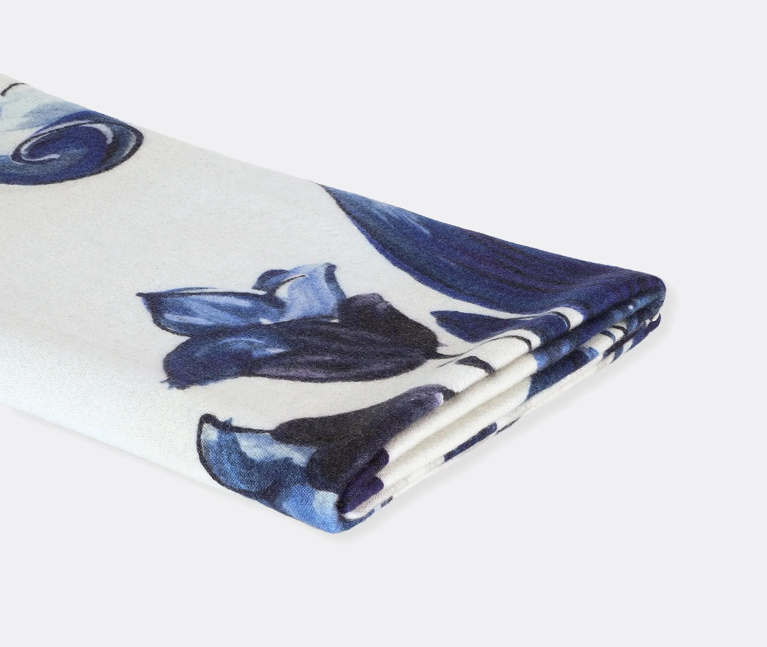 Blu Mediterraneo Wool Blanket - Blue