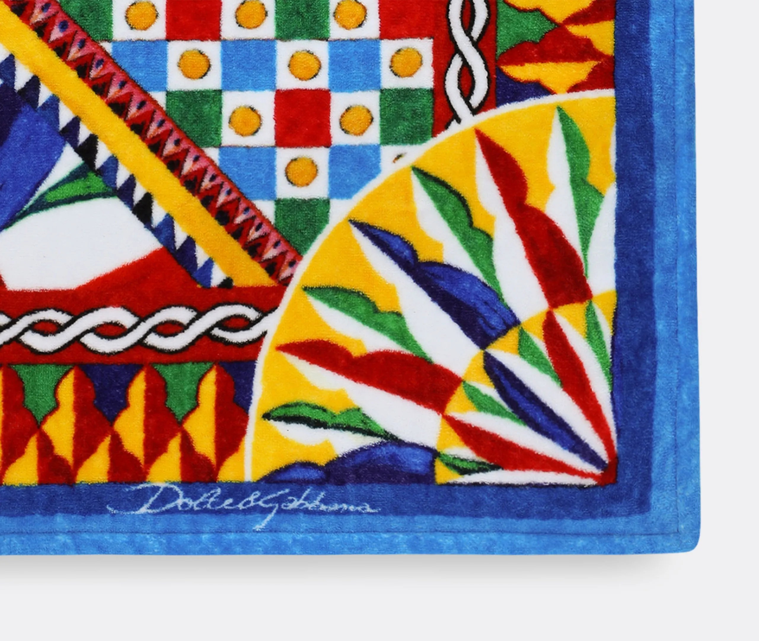 Carretto Beach Towel - Blue, Cotton