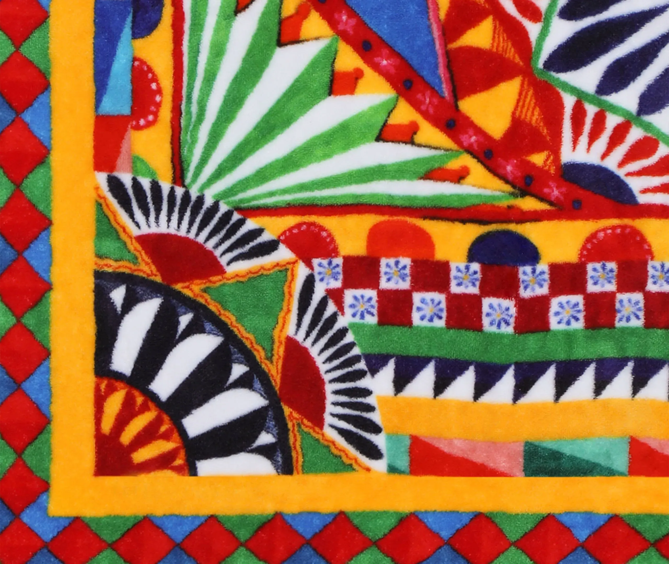 Carretto Beach Towel - Yellow, Cotton