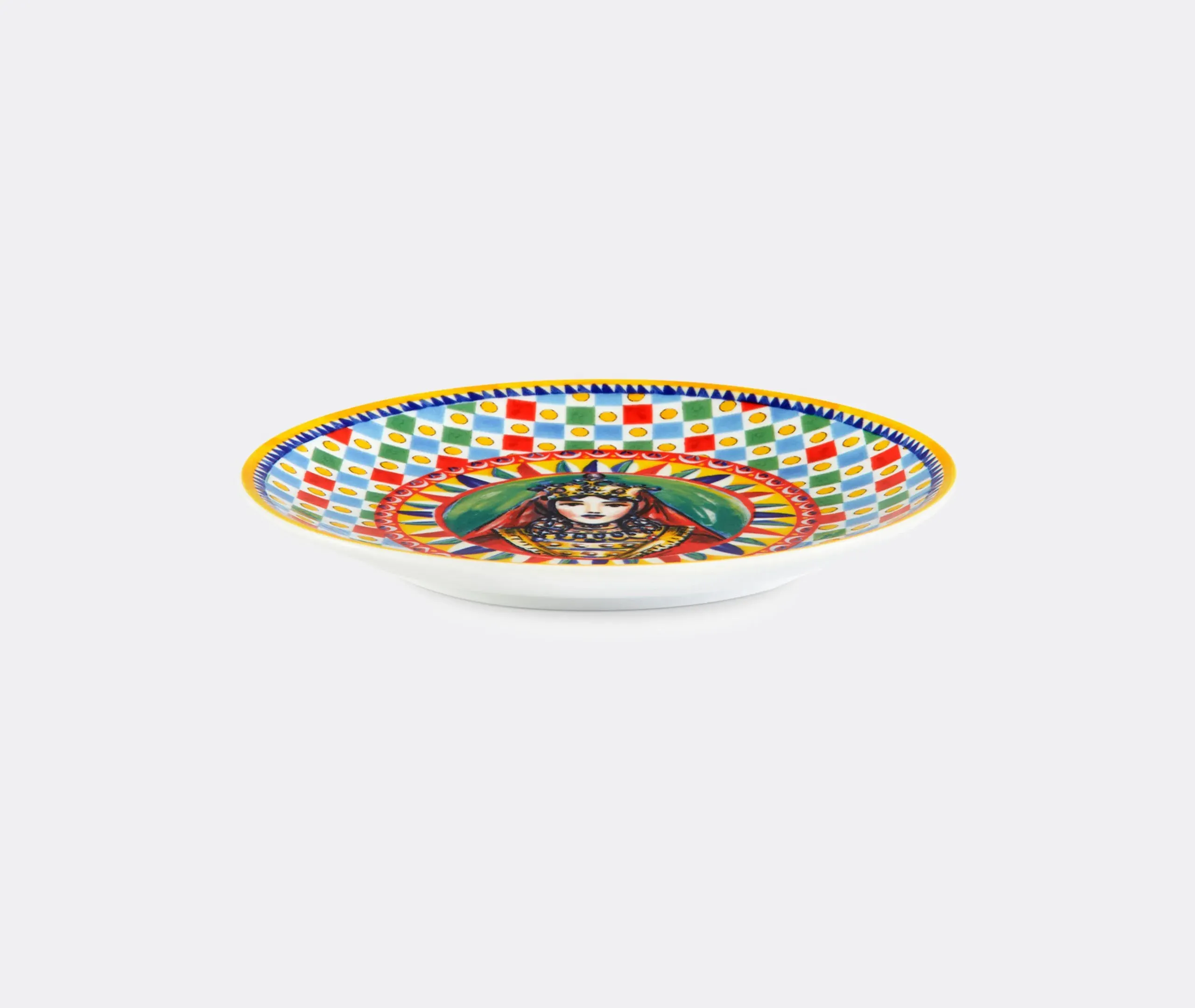 Carretto Siciliano Dessert Plate Set of Two - Multicolor