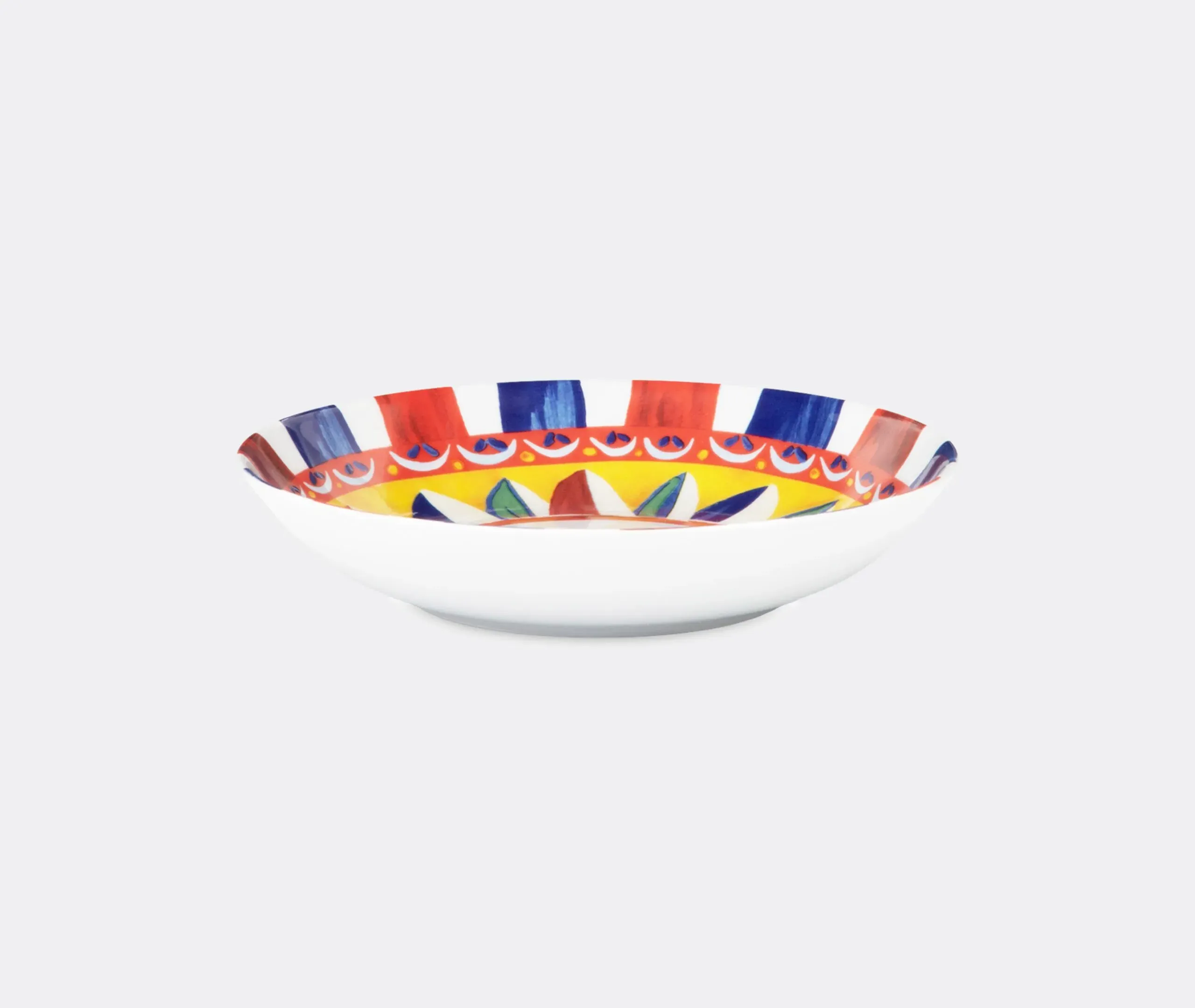 Carretto Siciliano Soup Plate Set of Two - Multicolor