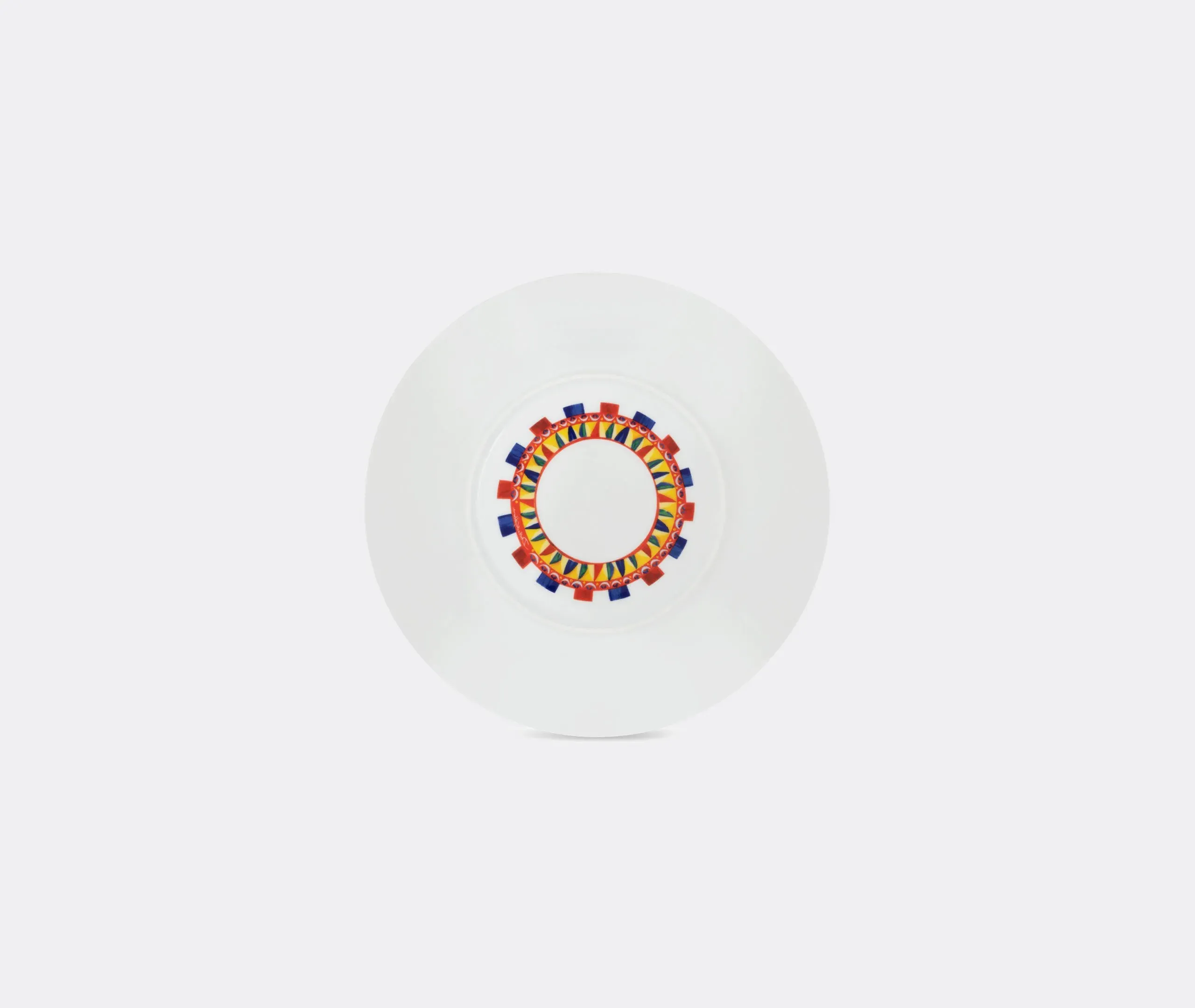 Carretto Siciliano Soup Plate Set of Two - Multicolor