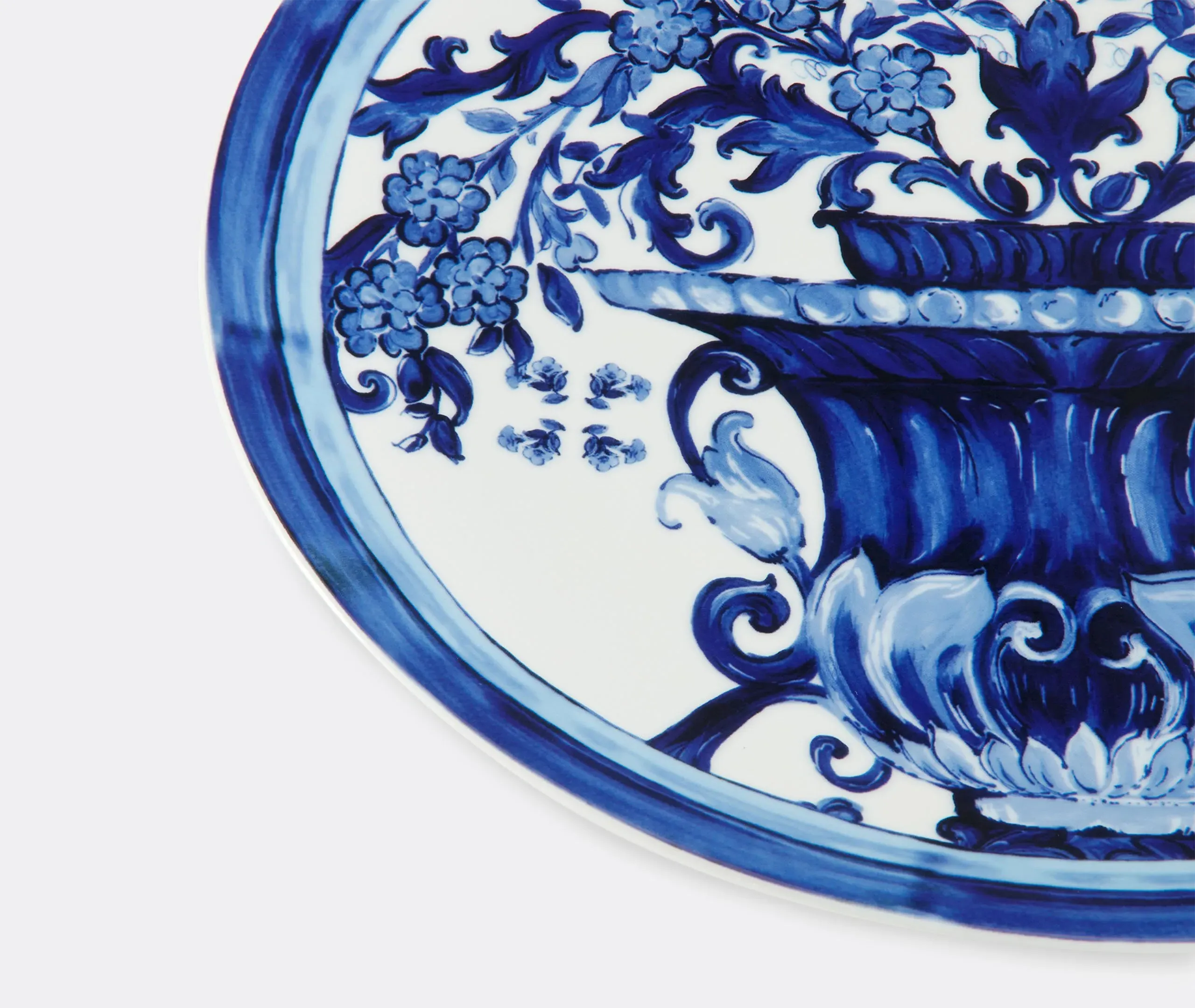 Charger Plate - Blue, Porcelain