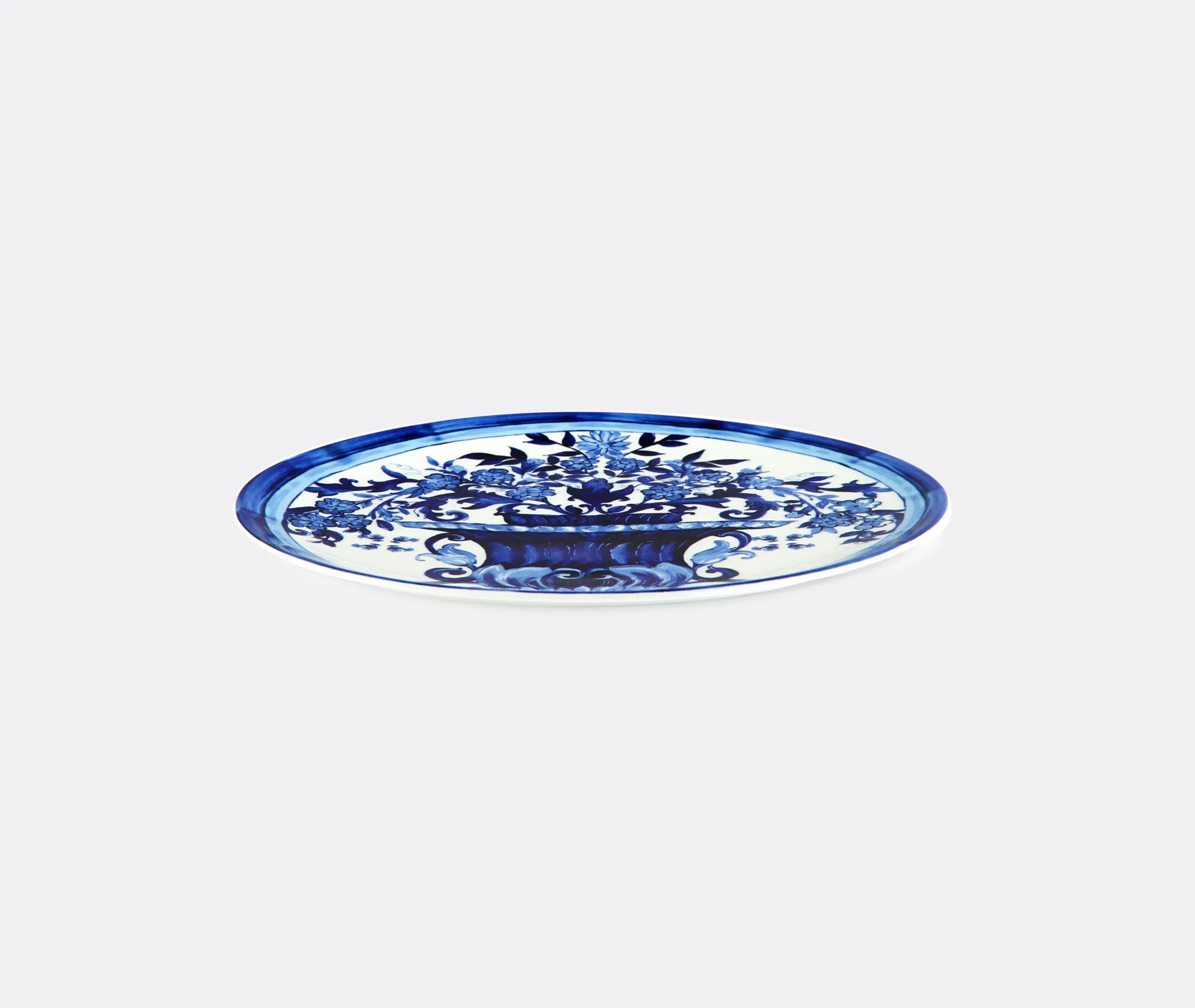 Charger Plate - Blue, Porcelain