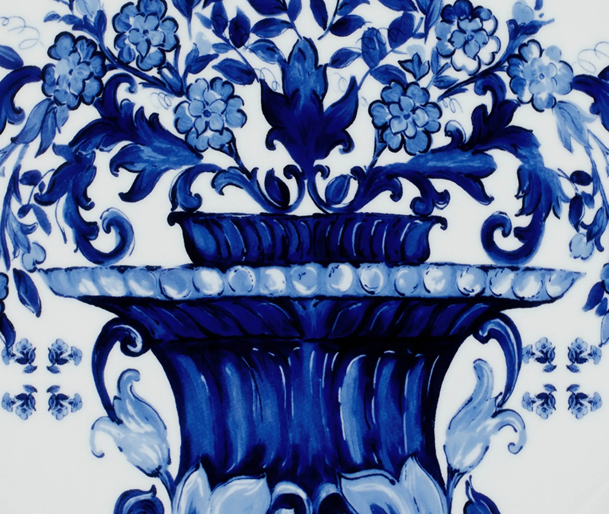 Charger Plate - Blue, Porcelain