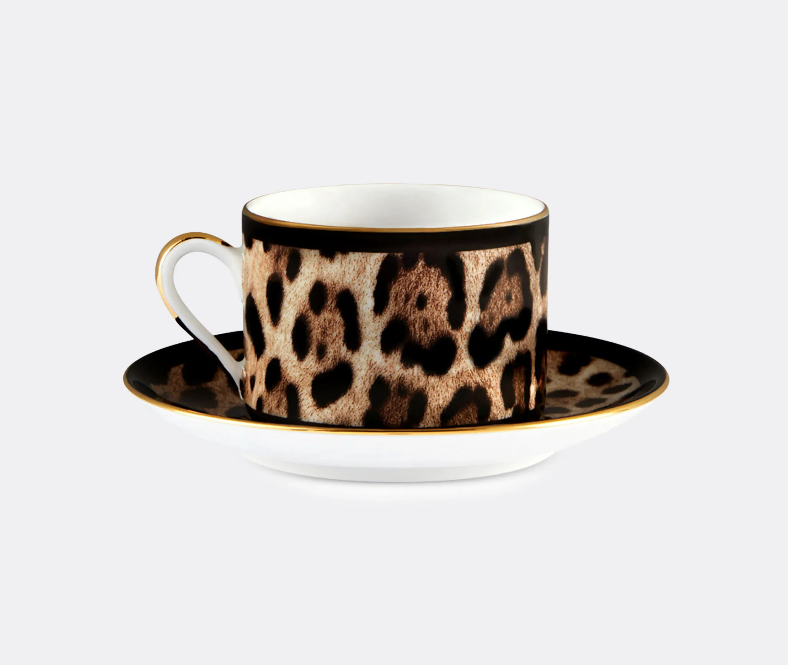 Dolce&Gabbana Casa Leopardo Teacup and Saucer Set - Multicolor product