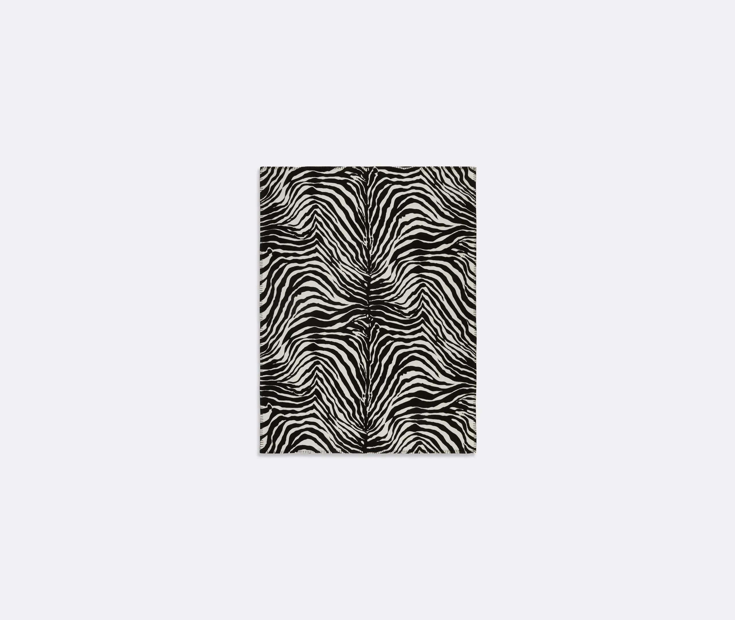 Dolce&Gabbana Casa Zebra Blanket - Black & White, Wool-Silk product