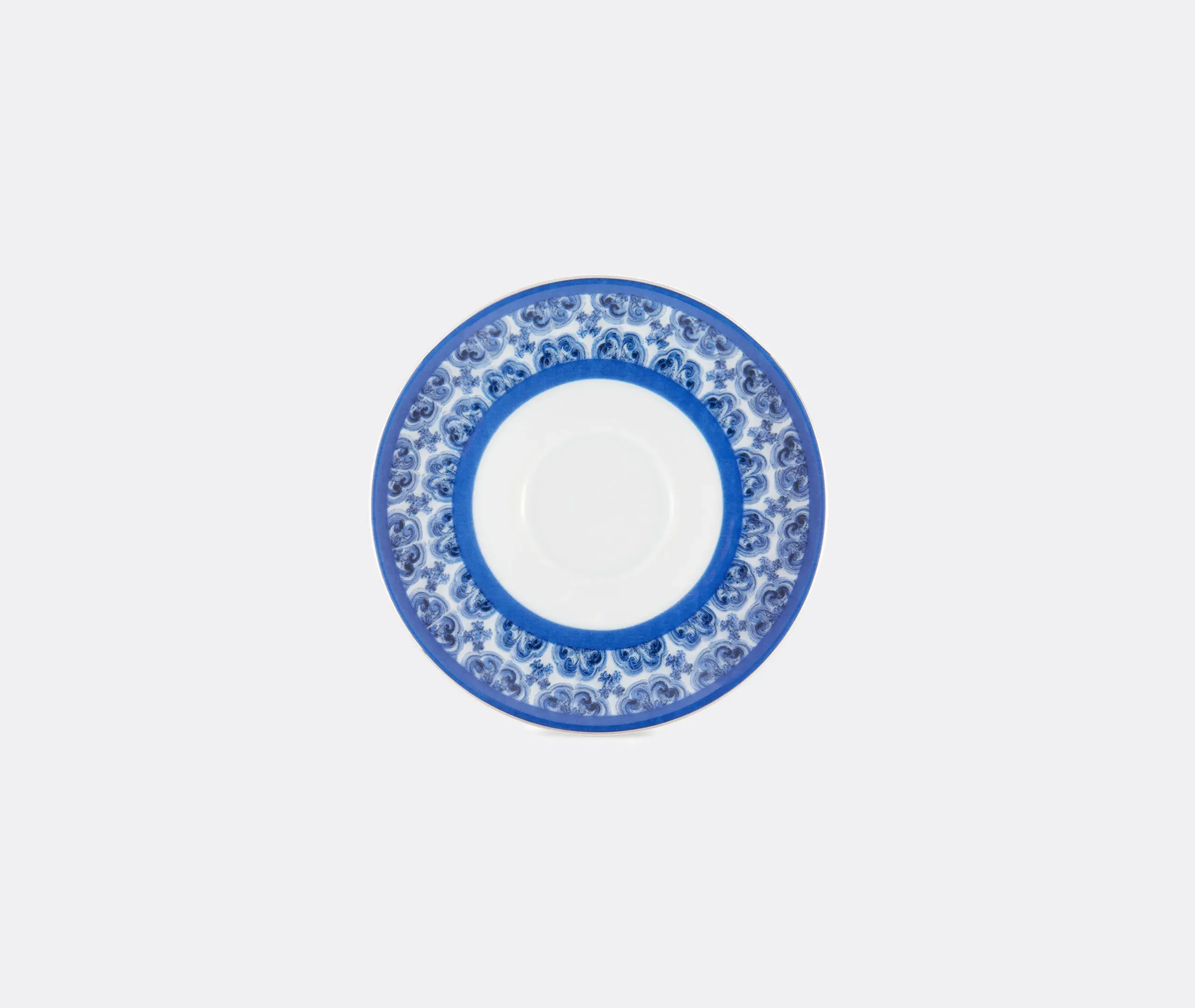 Espresso Cup and Saucer Set - Blue, Porcelain