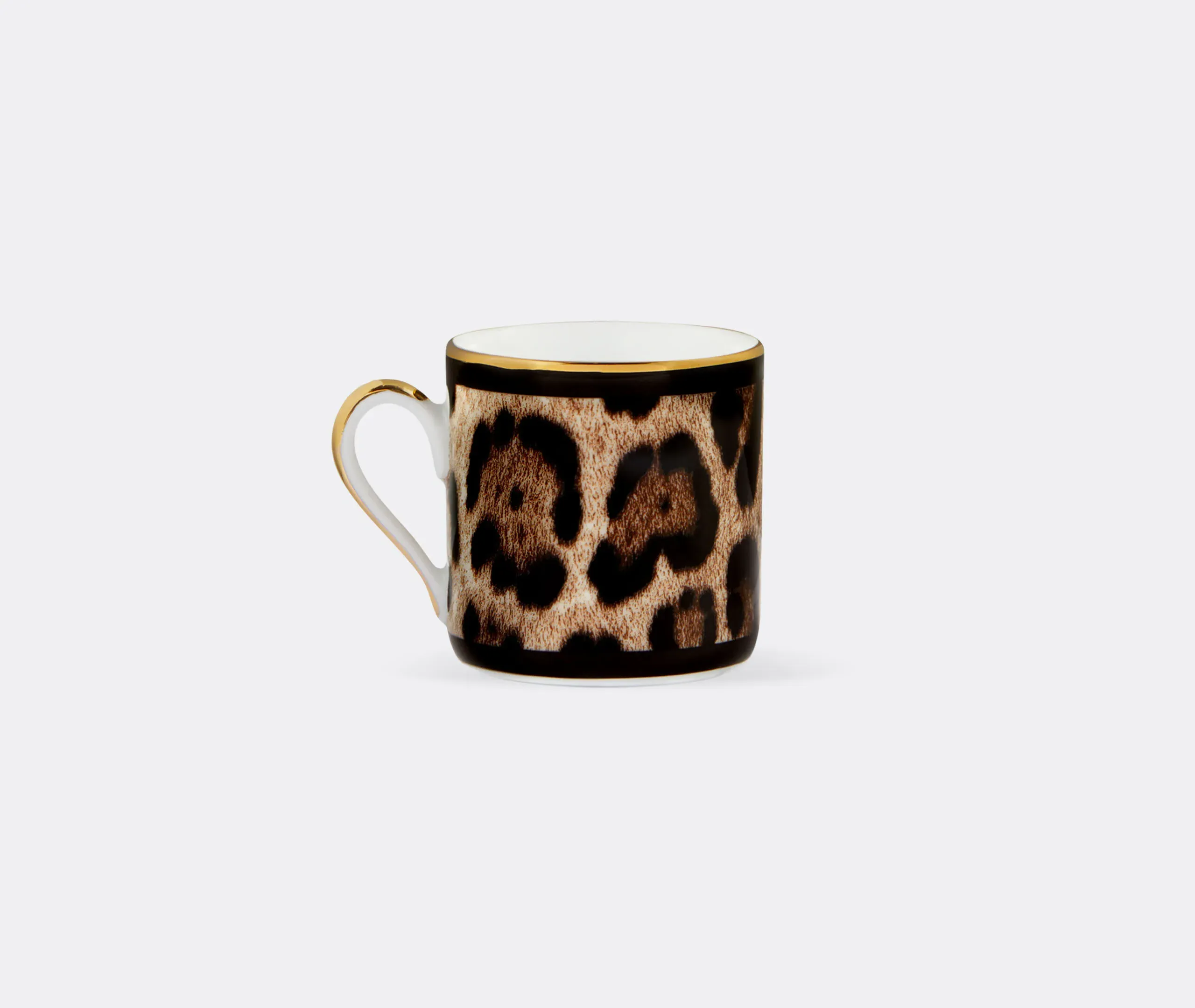 Leopardo Espresso Cup And Saucer Set - Multicolor