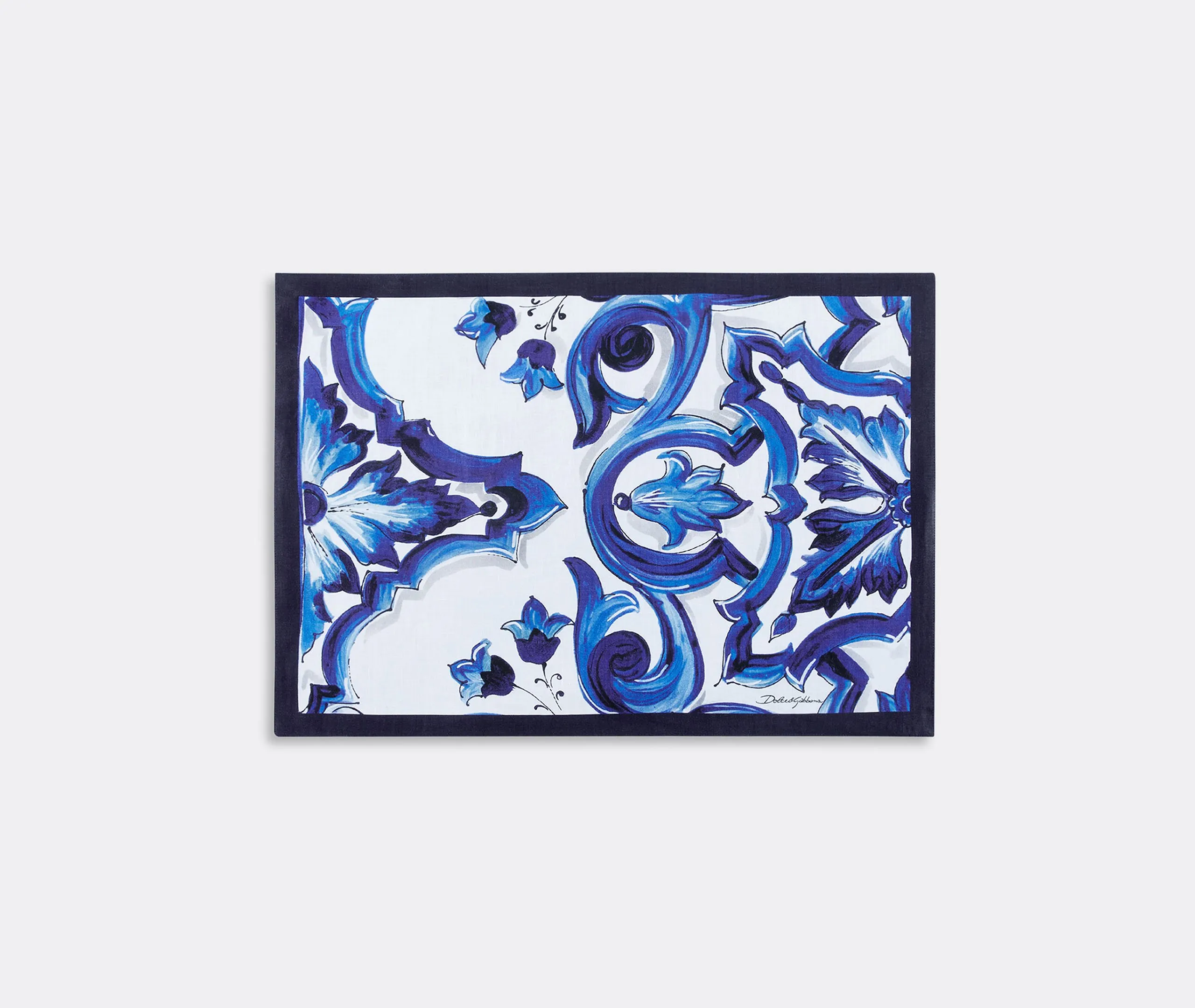 Linen Placemat and Napkin Set - Blue, Linen
