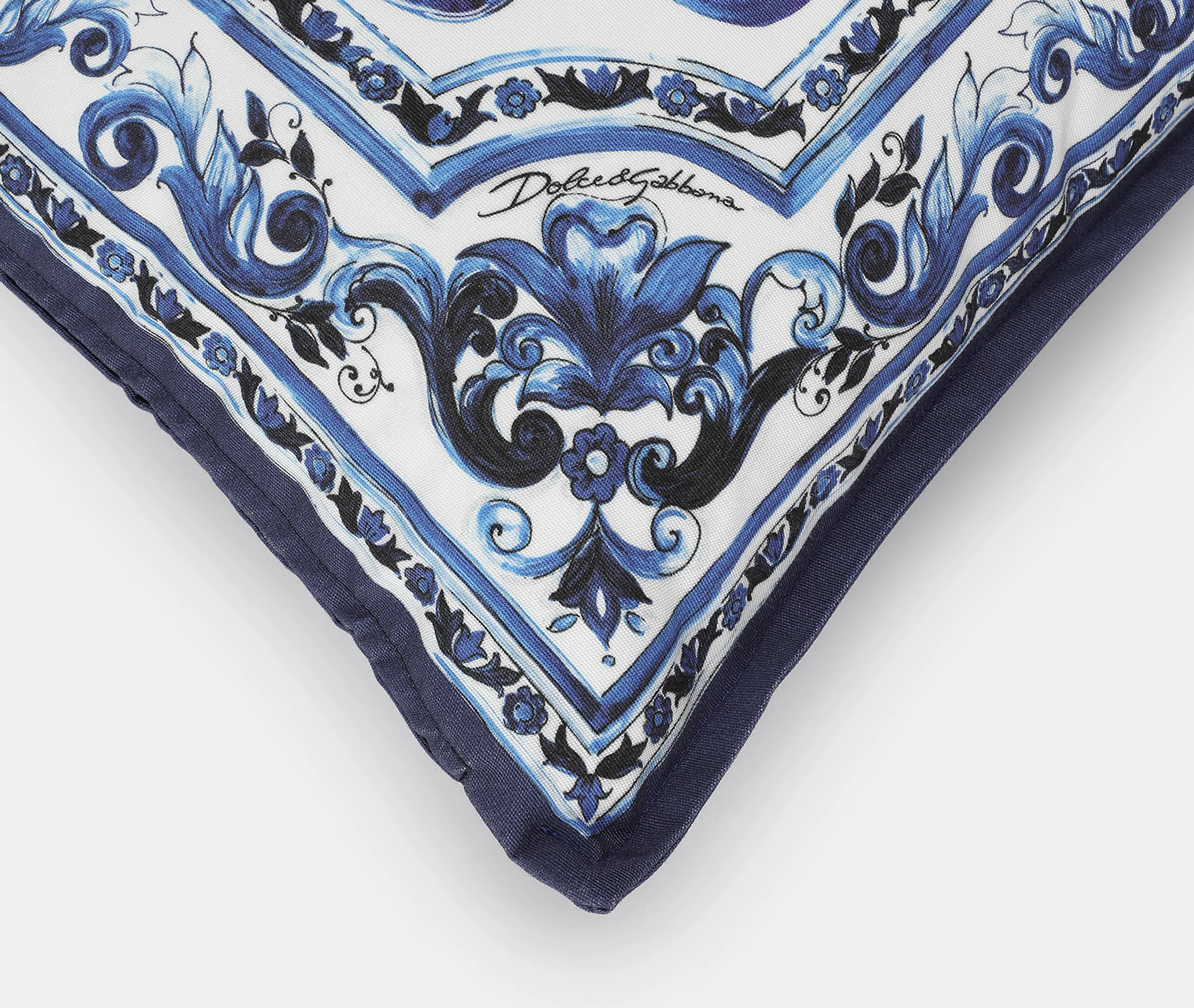 Maiolica Outdoor Cushion - Blue alternate view
