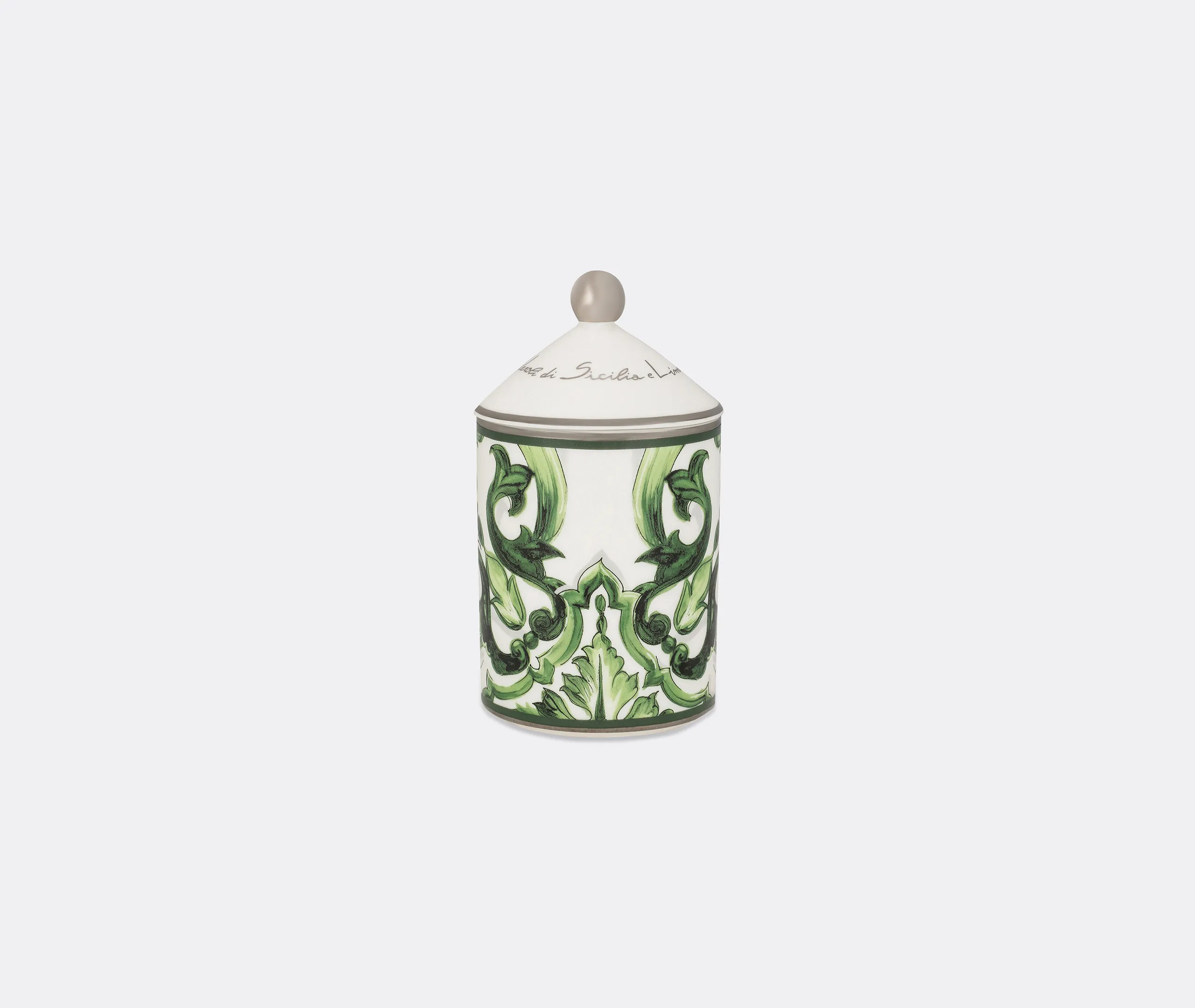 Maiolica Porcelain Scented Candle - Green