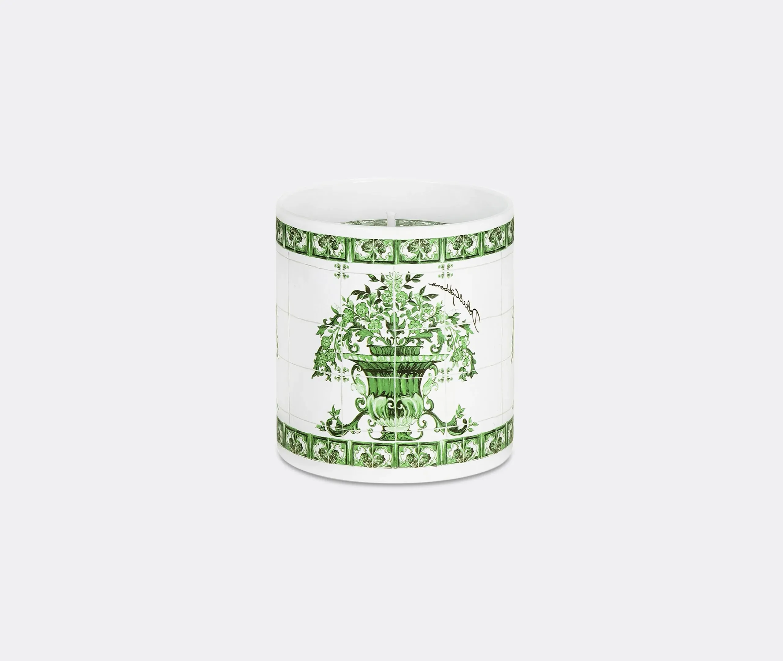 Maiolica Scented Candle - Green image