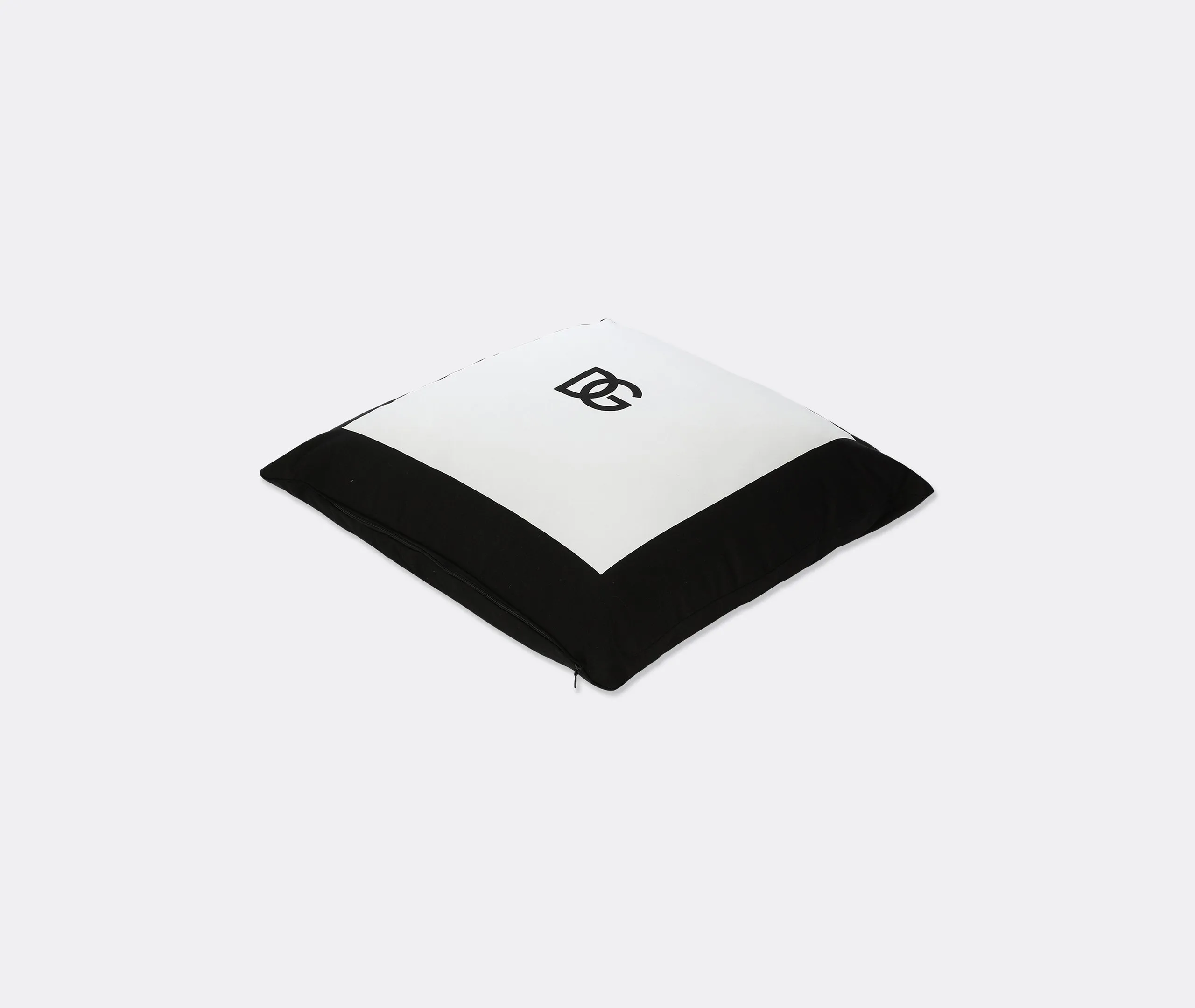 Medium Cushion with Logo - Multicolor, Cotton