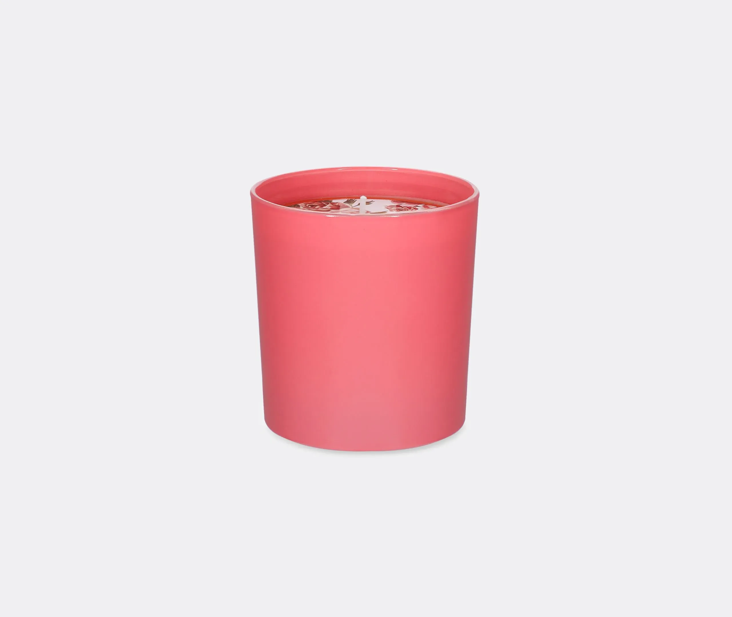 Musk Rose Scented Candle - Multicolor Glass