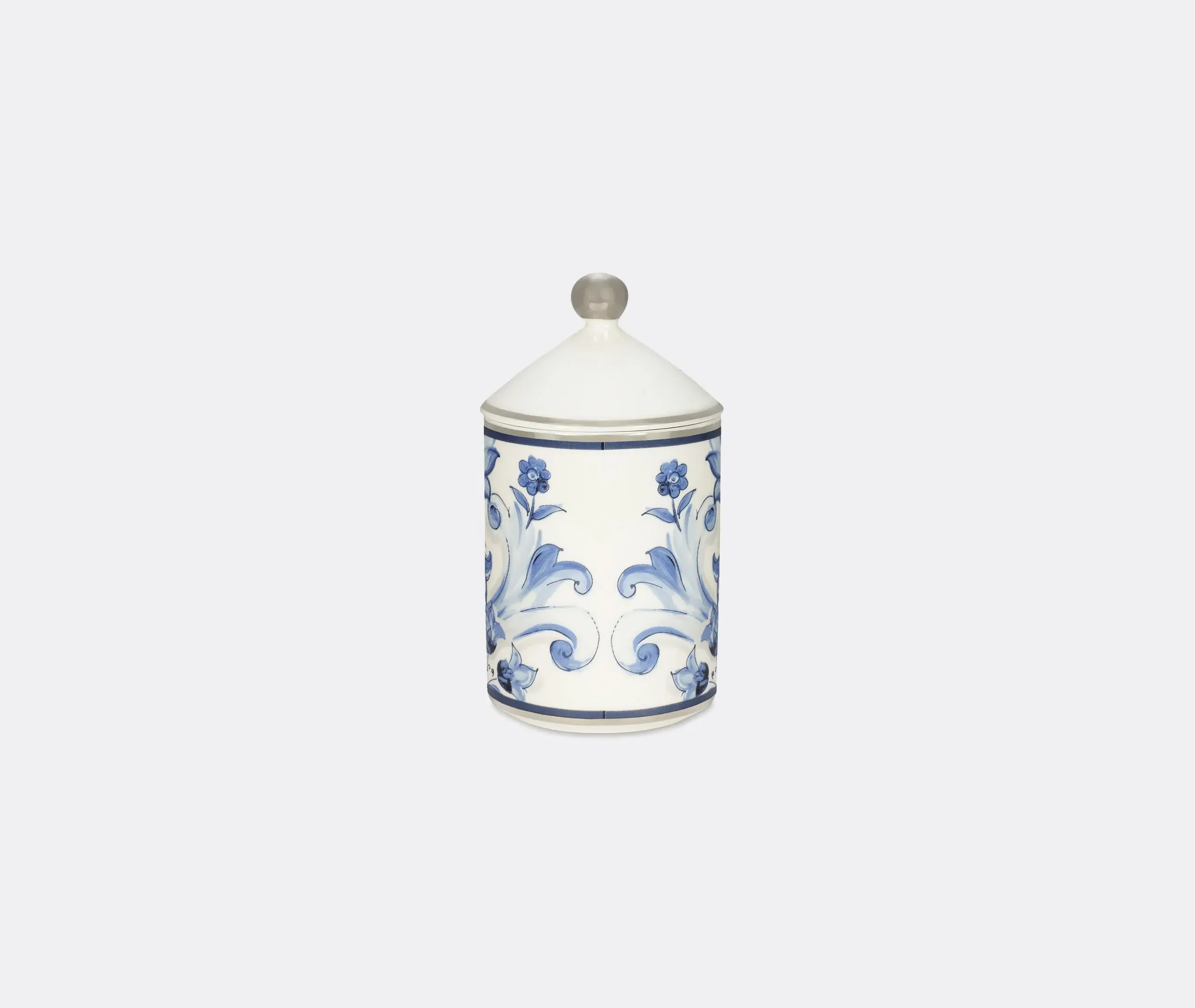 Scented Candle with Lid - Multicolor, Porcelain