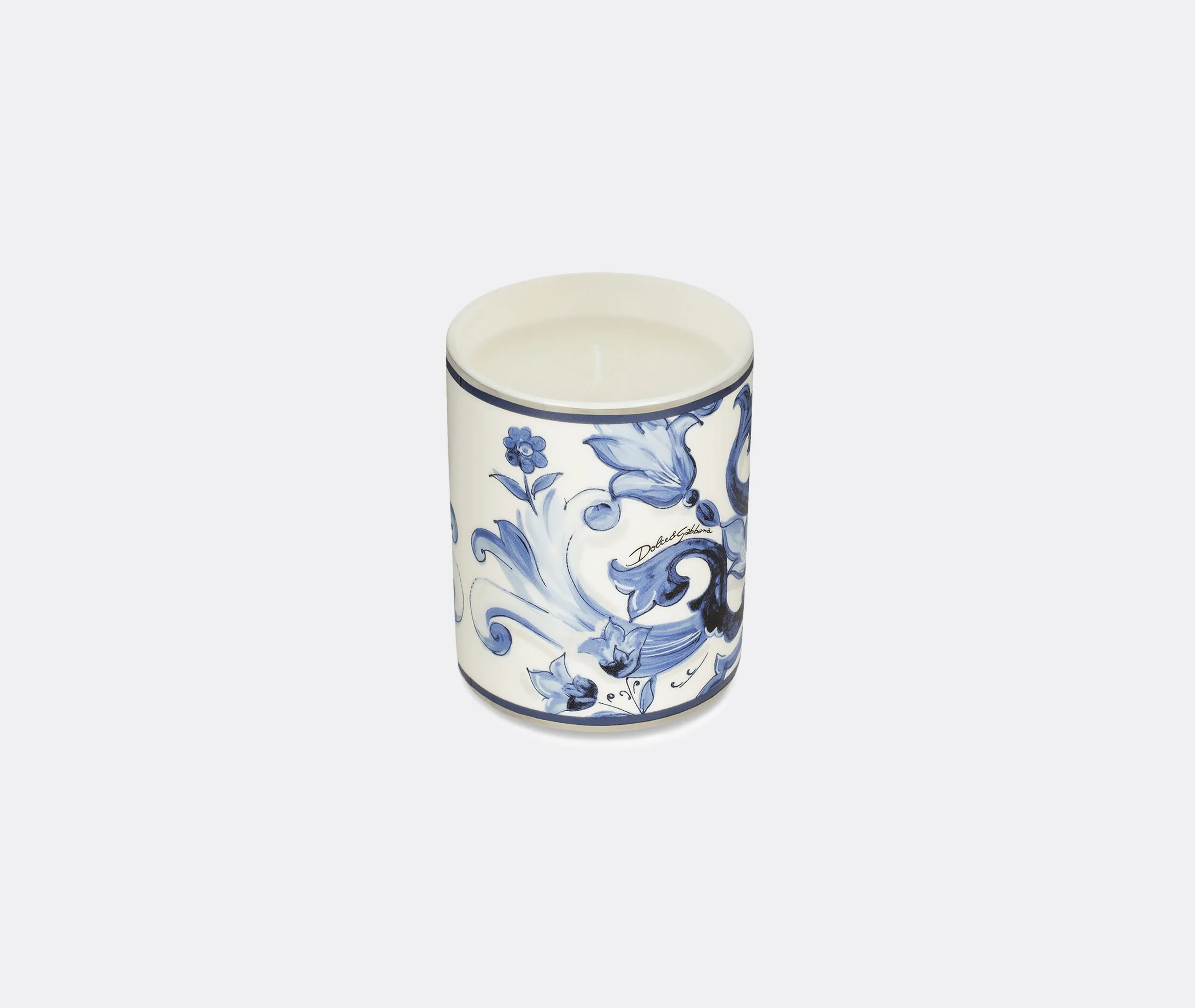 Scented Candle with Lid - Multicolor, Porcelain