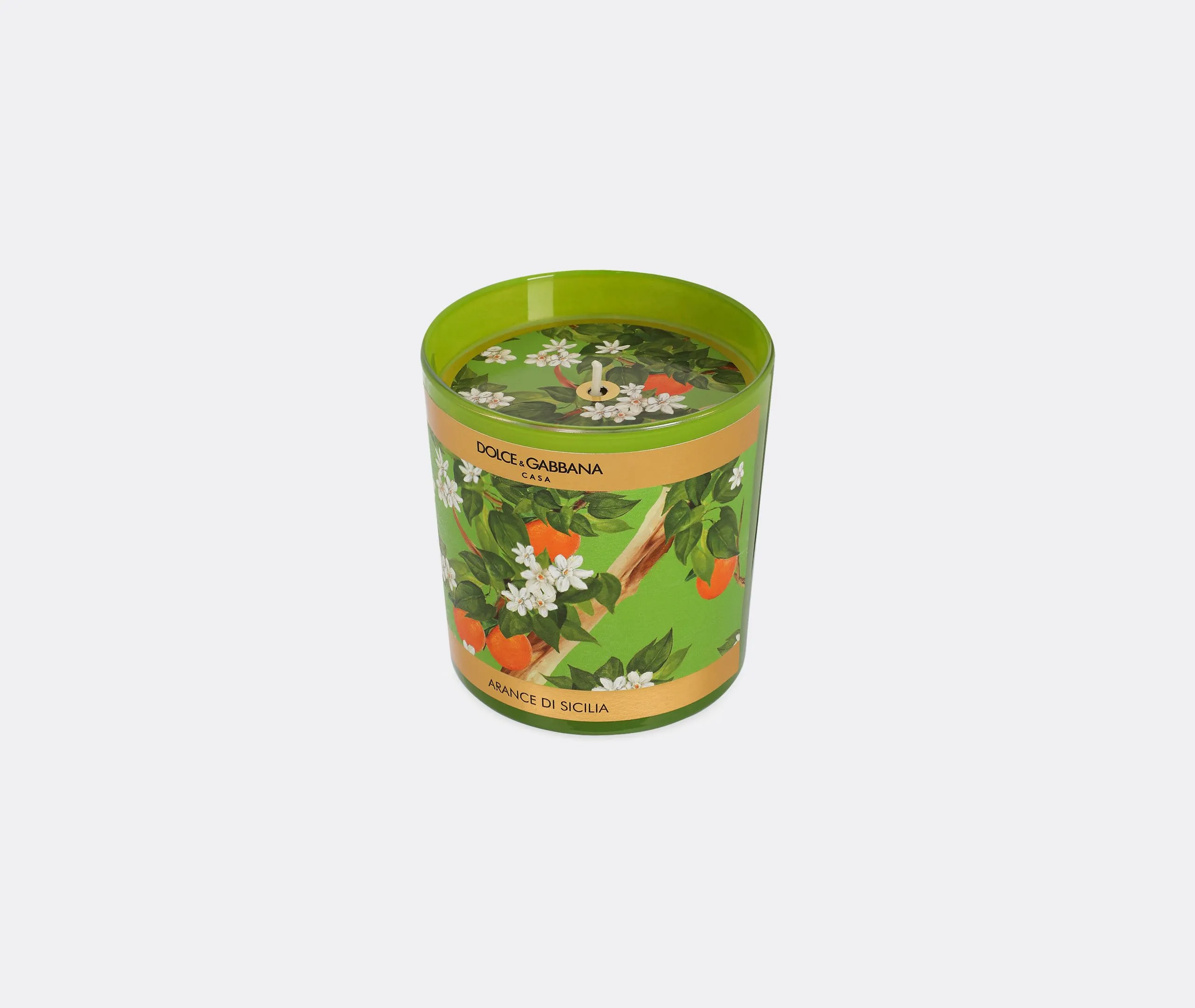 Sicilian Orange Scented Candle - Multicolor Glass