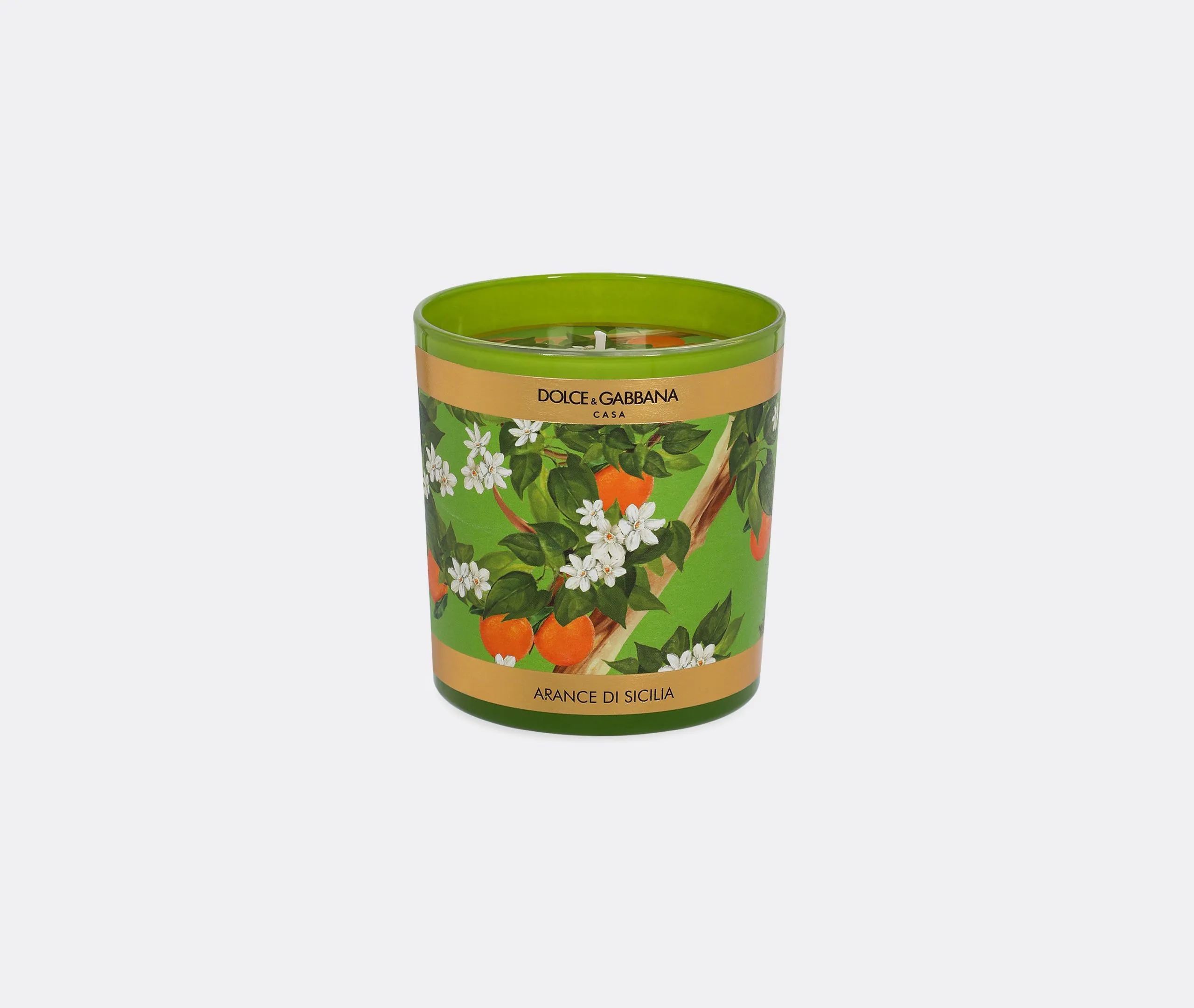 Sicilian Orange Scented Candle - Multicolor Glass