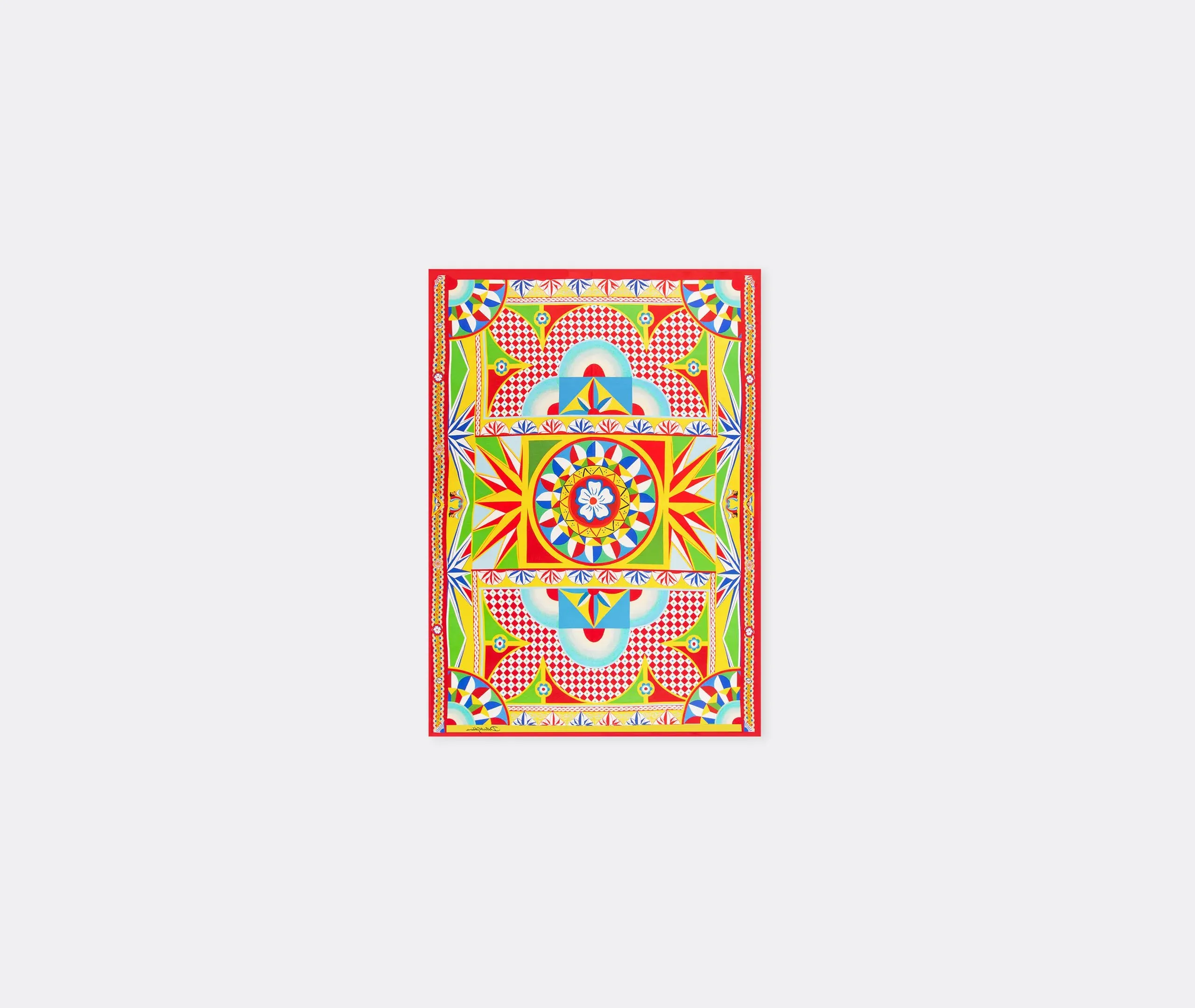 Silk Blanket with Embroidery - Multicolor, Silk