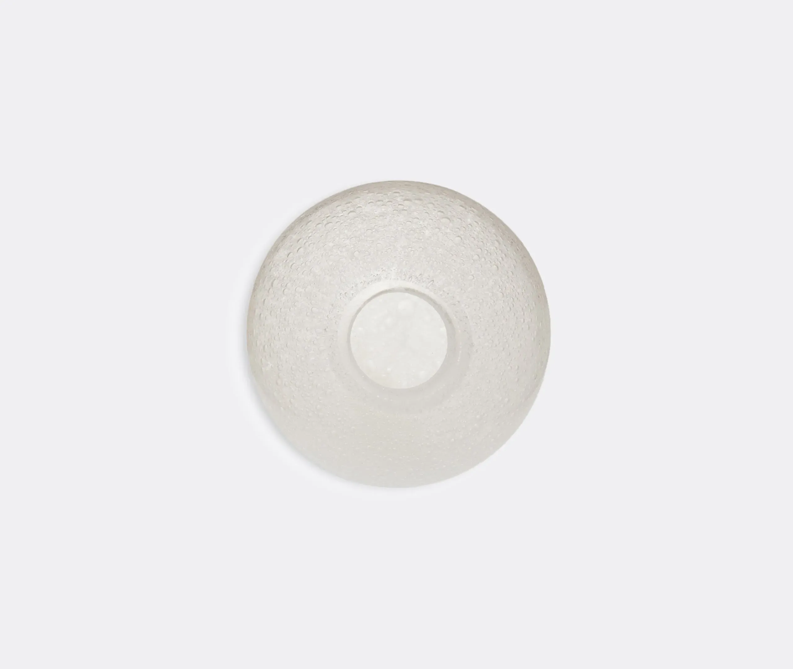 Spherical Glass Vase - Clear, Murano Glass