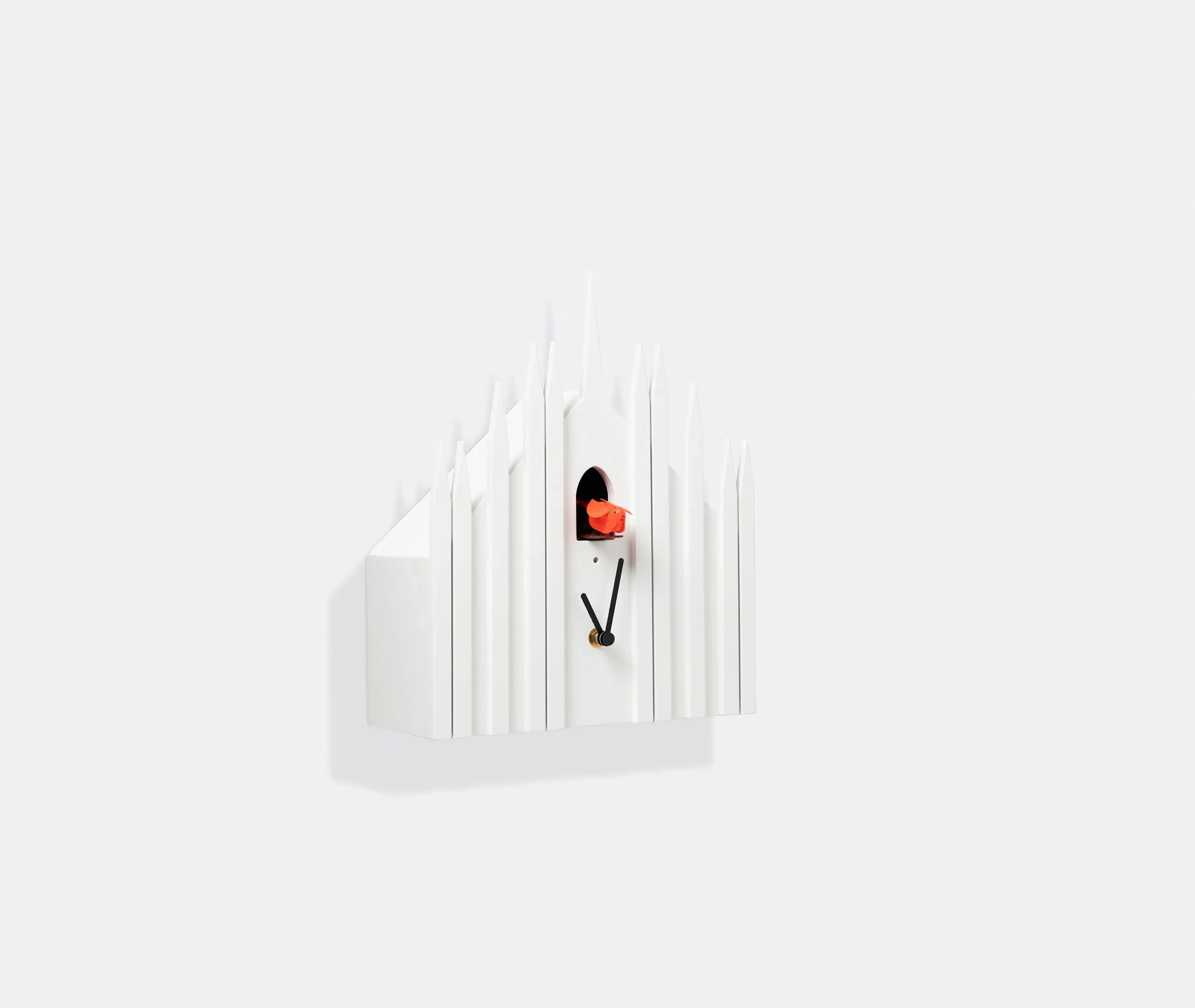 Cuckoo Clock with Light Sensor - White