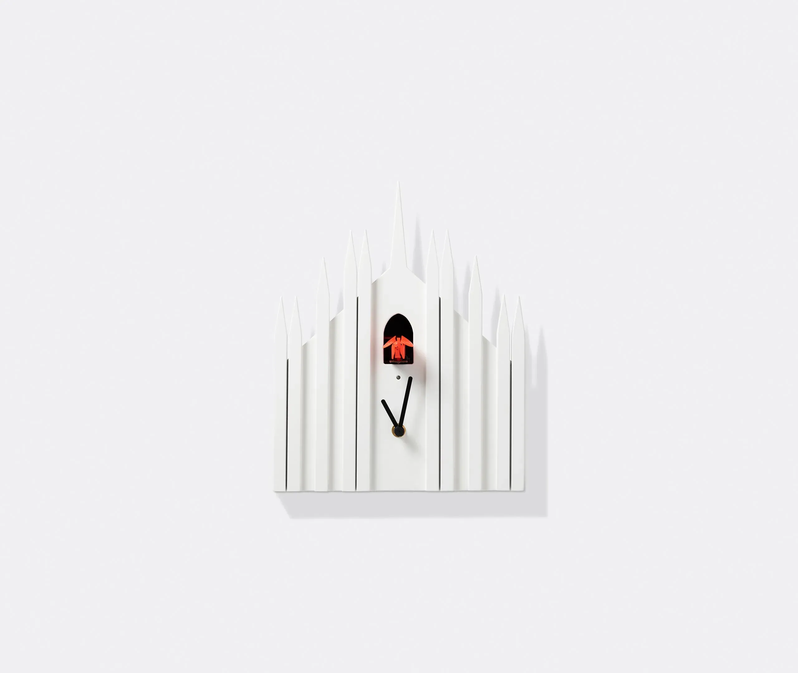Cuckoo Clock with Light Sensor - White image