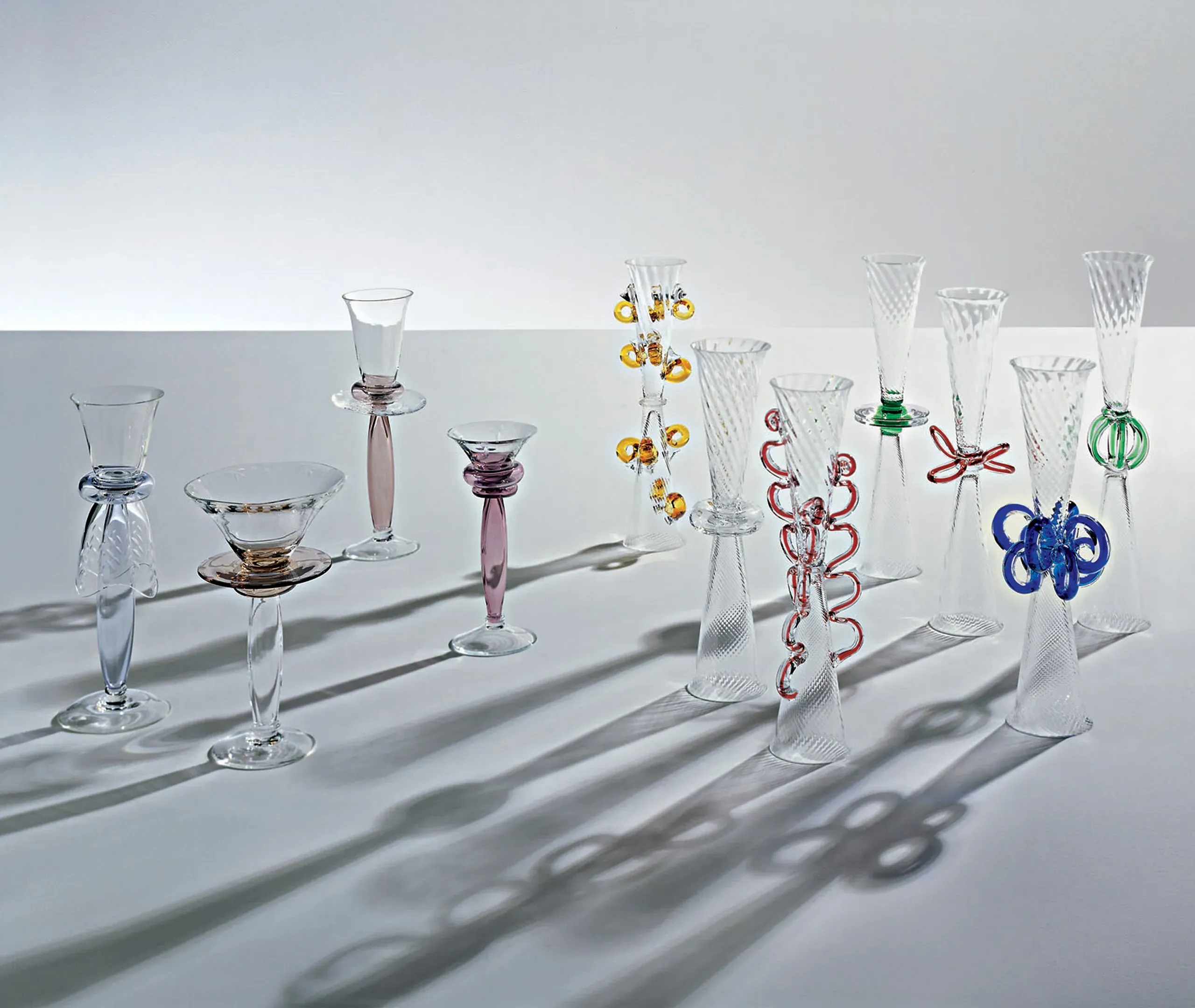 Bing Flute Glass - Multicolour