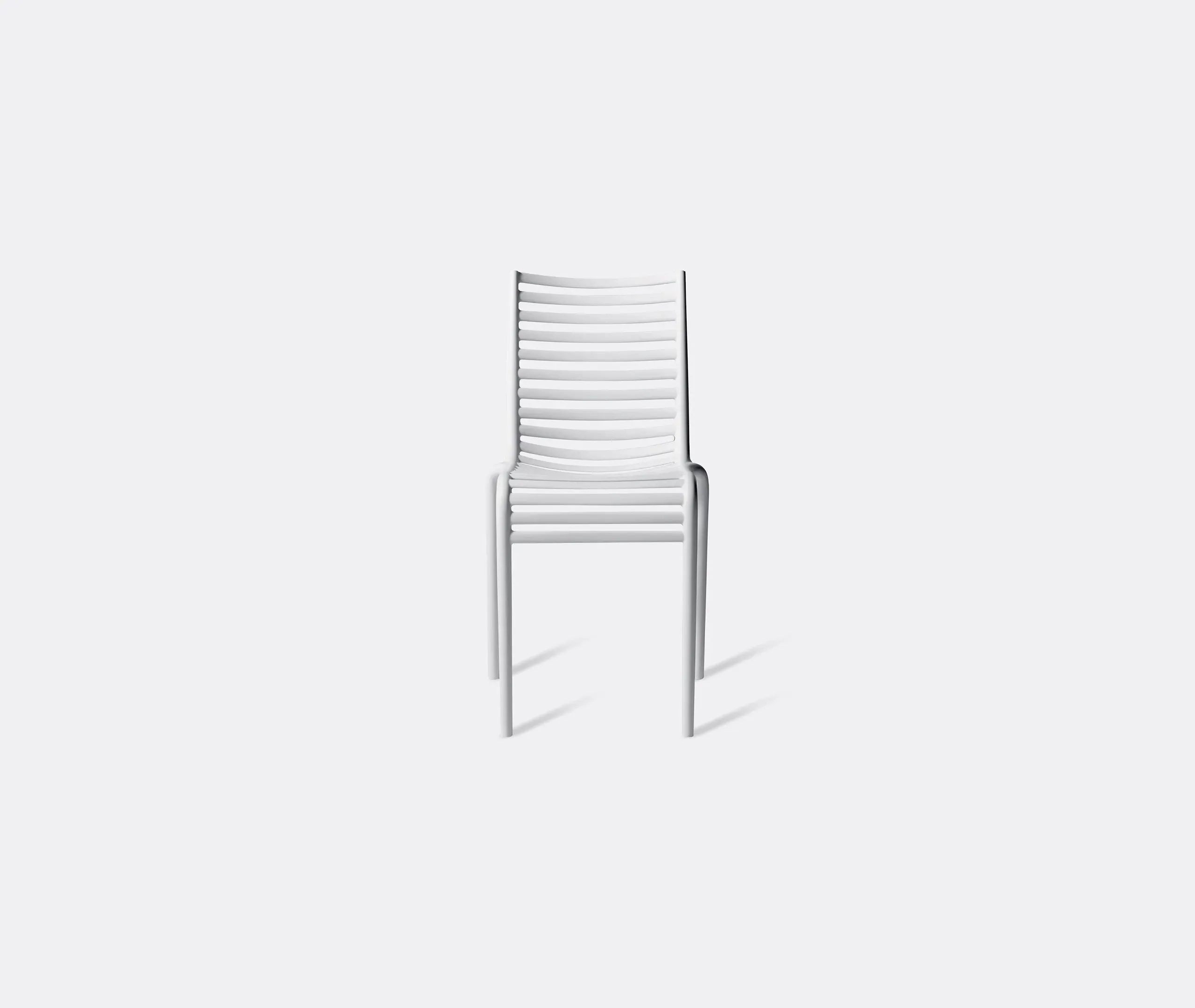 Pip-E Slatted Chair - White