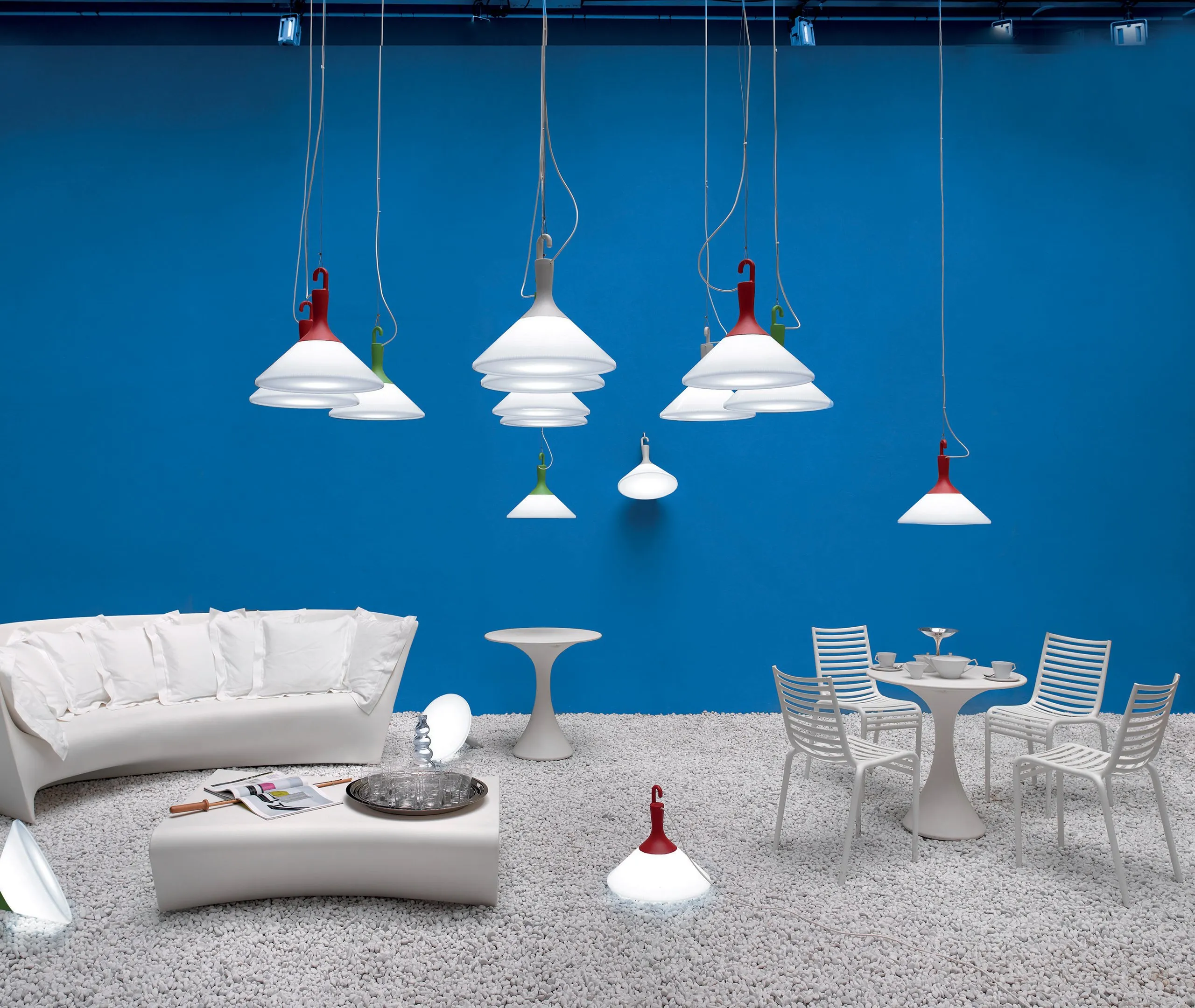 Pip-E Slatted Chair - White