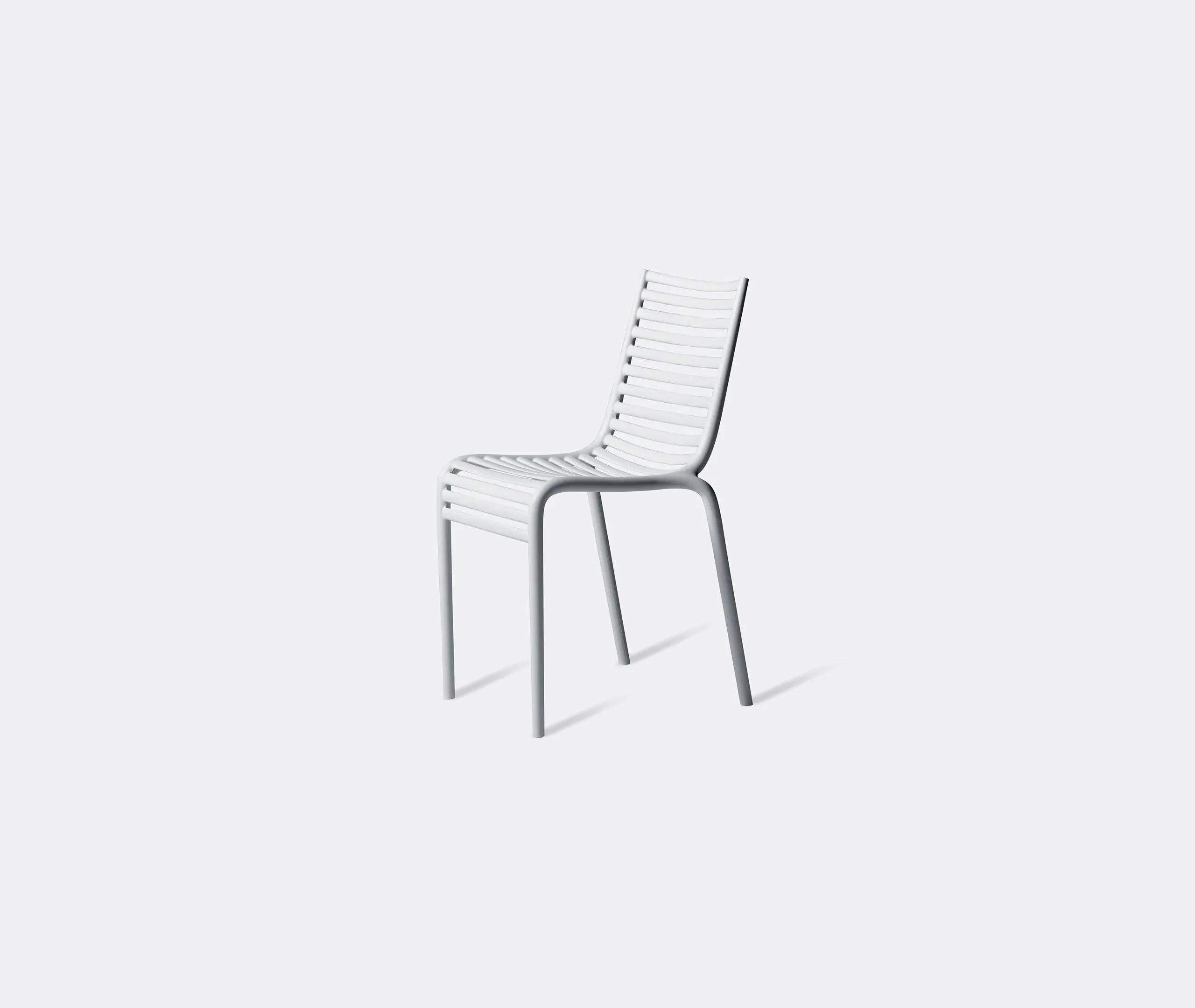 Pip-E Slatted Chair - White image