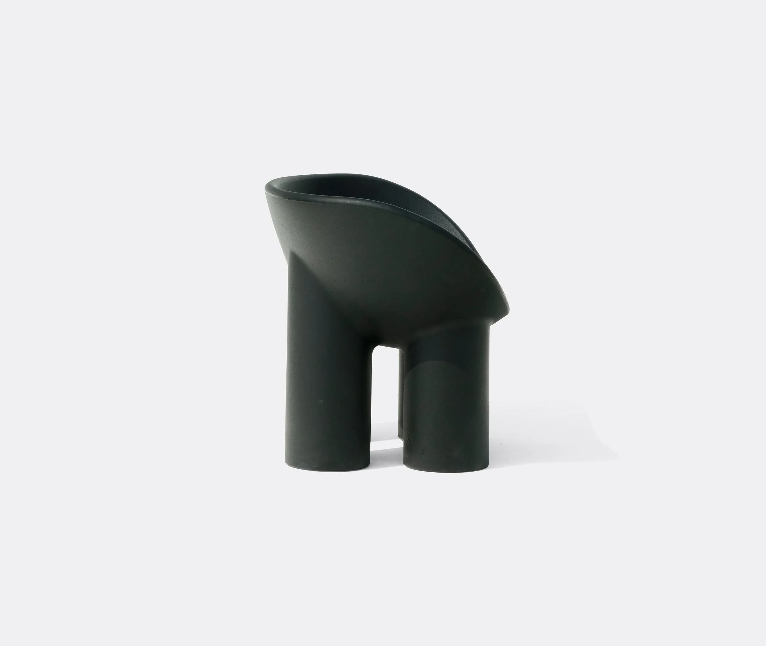 Roly Poly Armchair - Black, Polyethylene