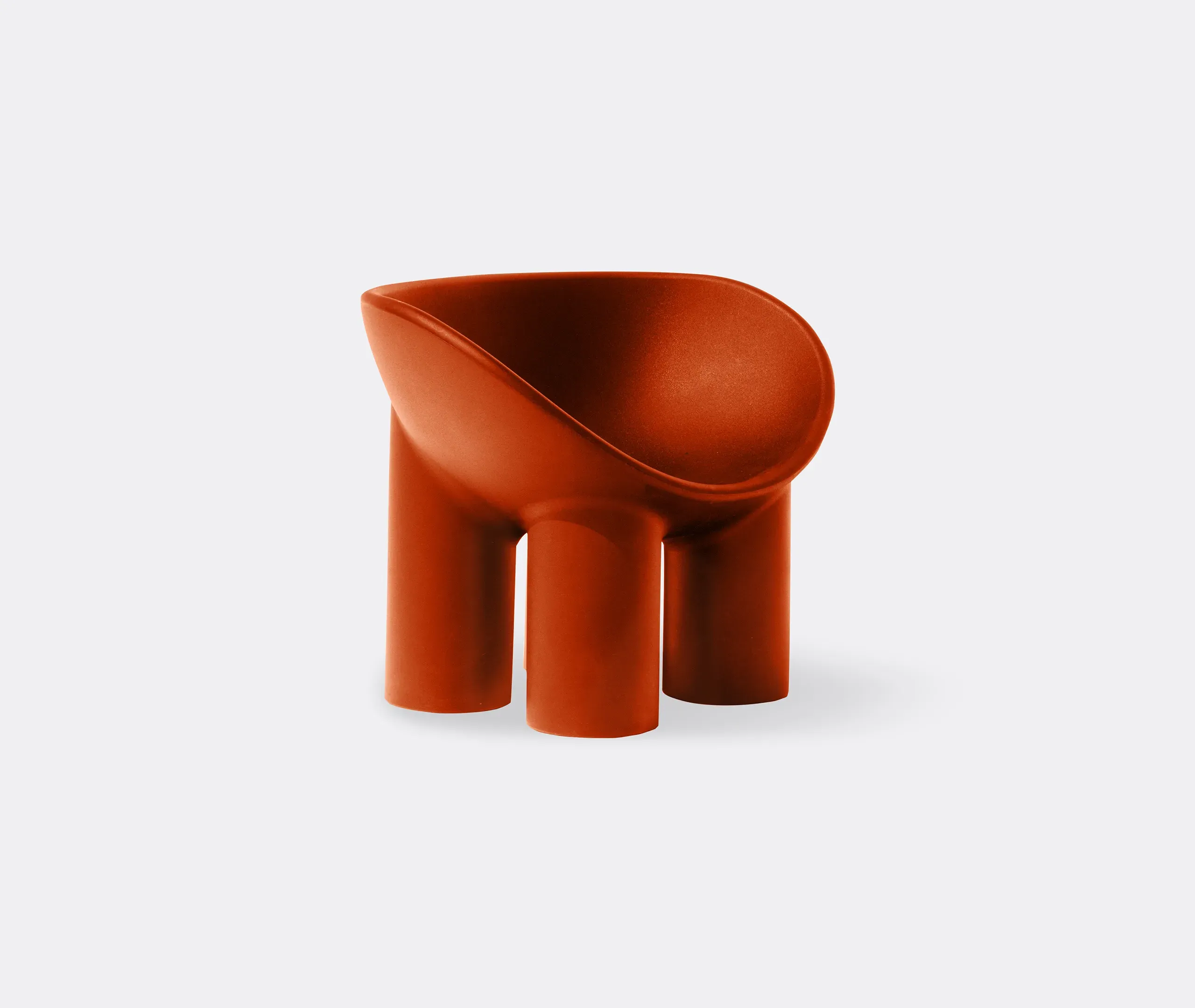 Roly Poly Armchair - Red, Polyethylene alternate view