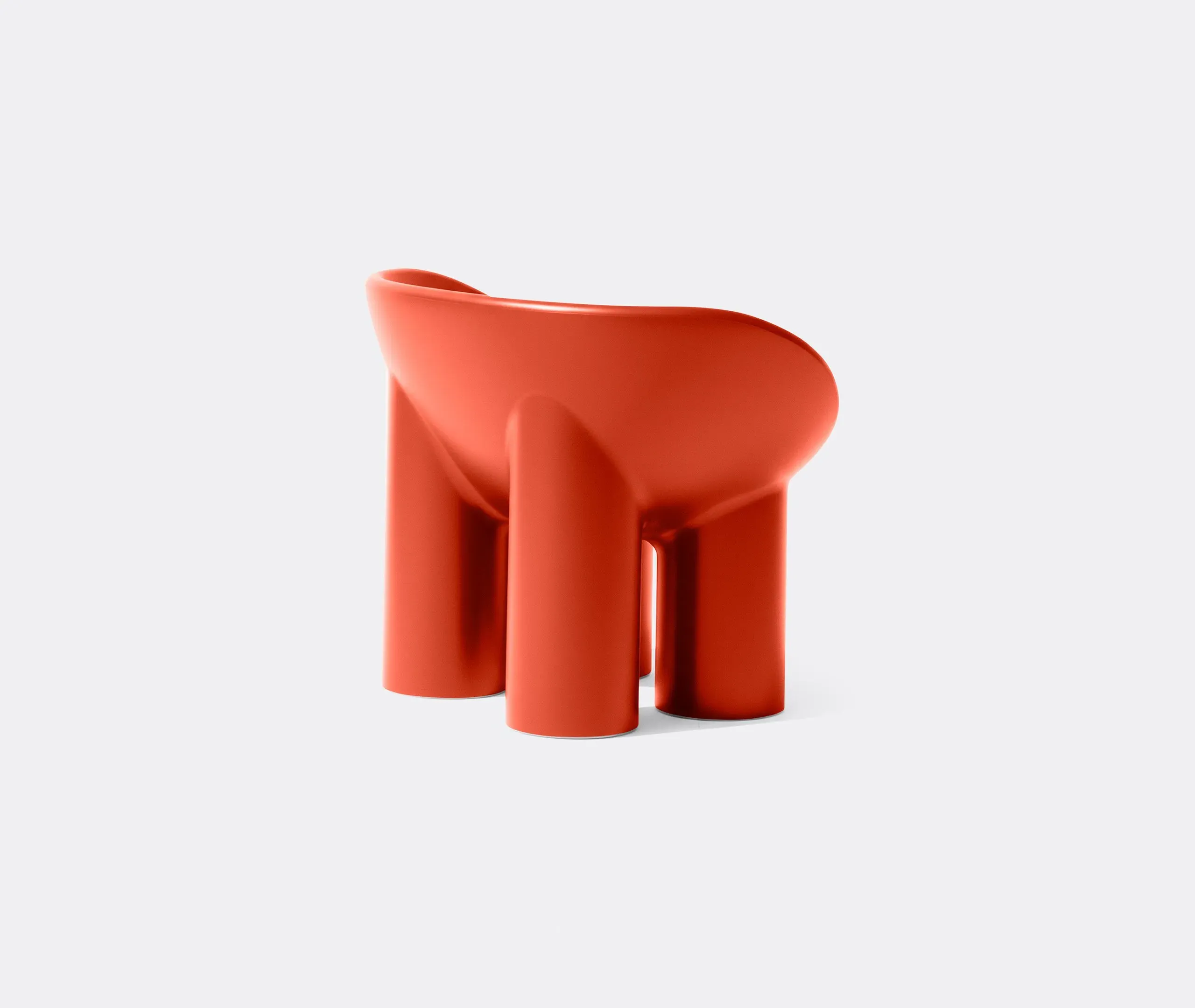 Roly Poly Armchair - Red, Polyethylene