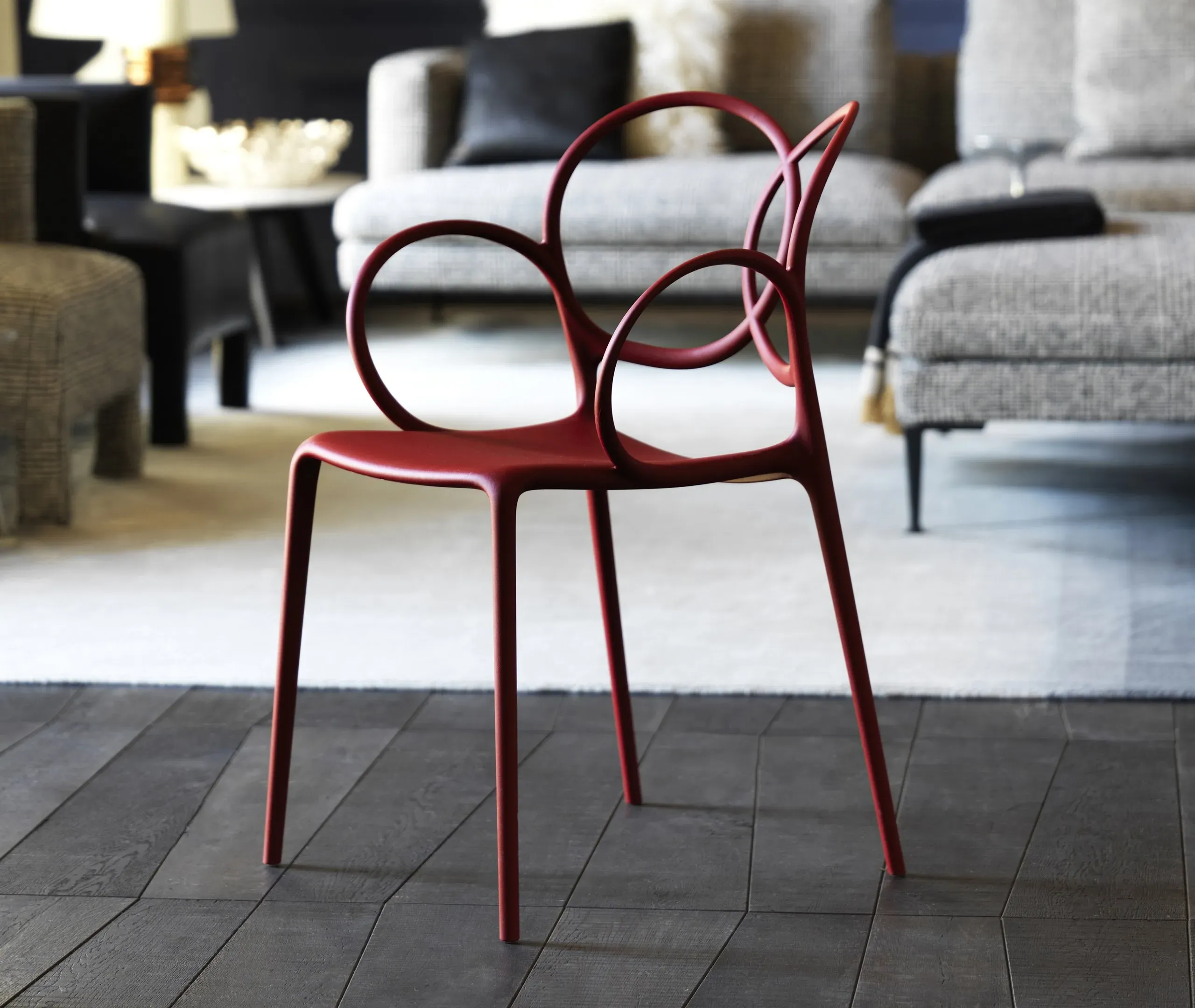 Sissi Armchair - Burgundy