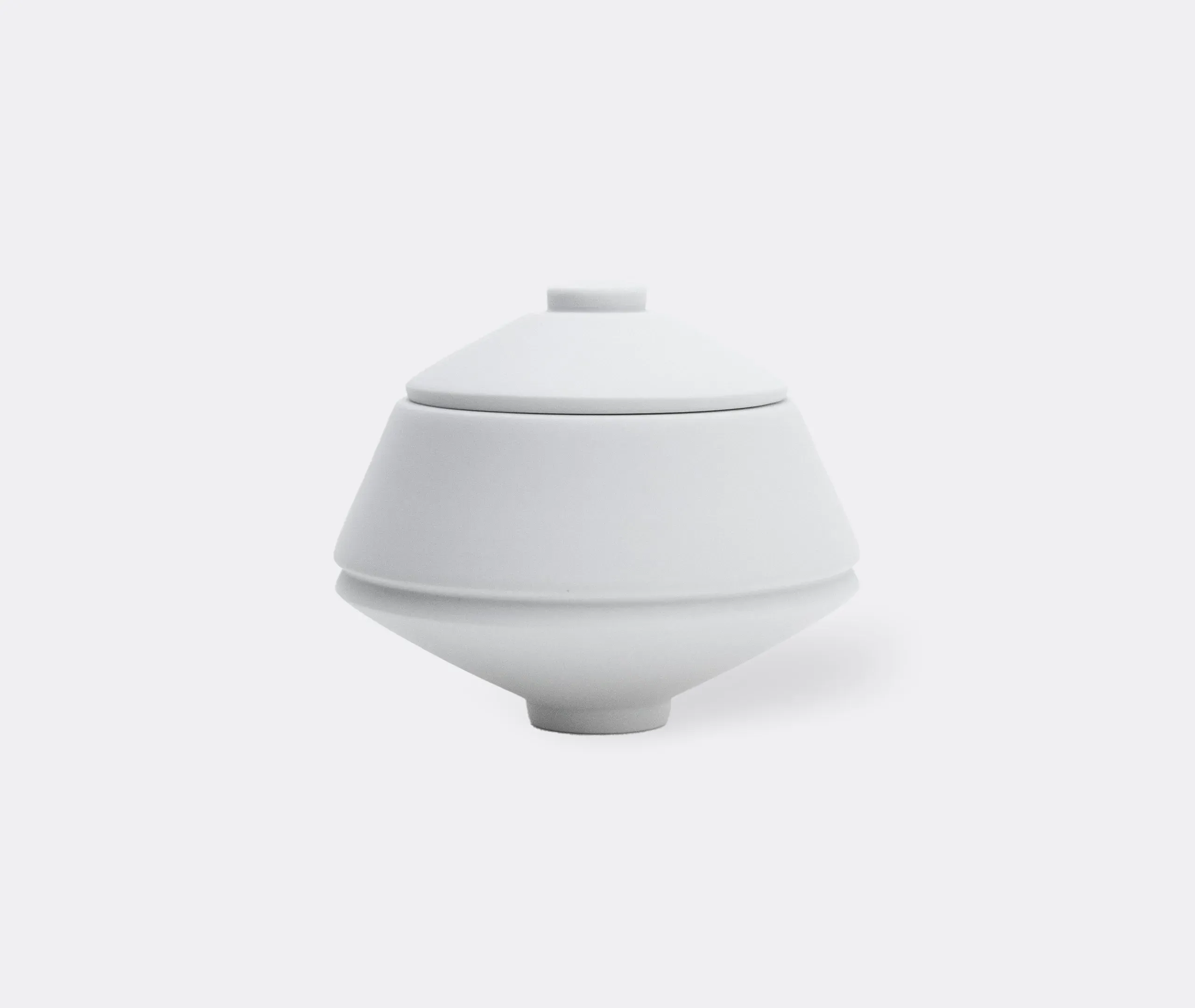 Circle Sugar Bowl - White, Porcelain image