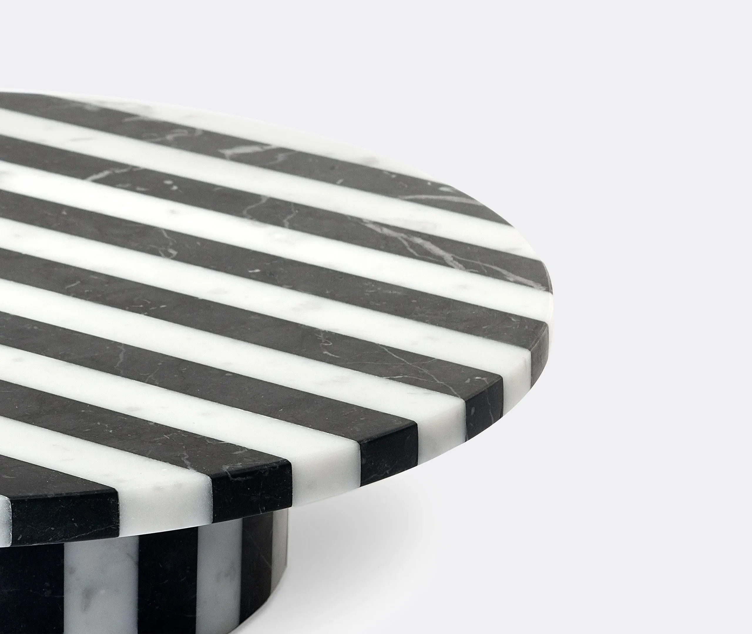 Large Cake Stand - Multicolor, Marble