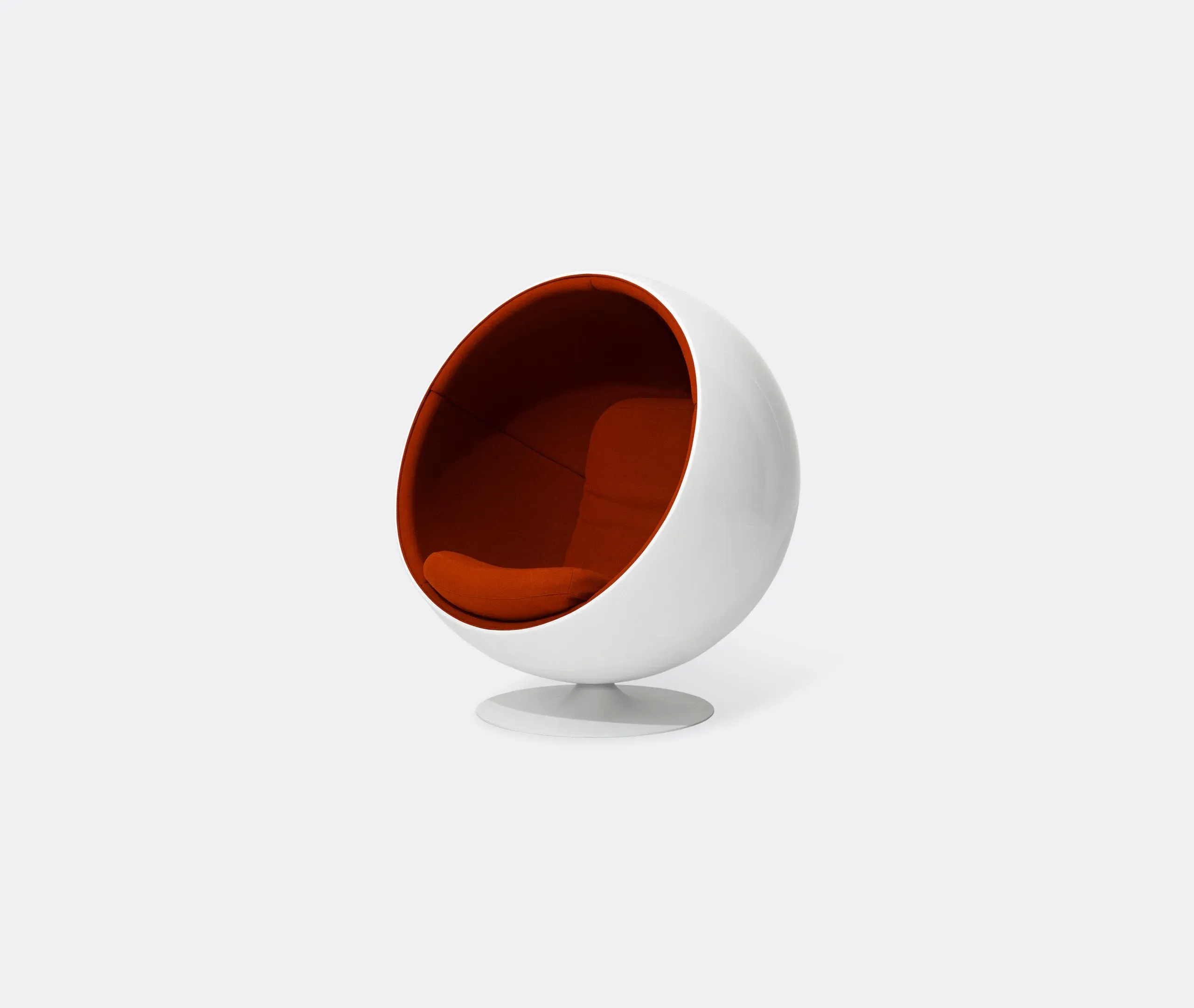 Ball Chair with Cocoon Seat - Red, Glass Fibre image