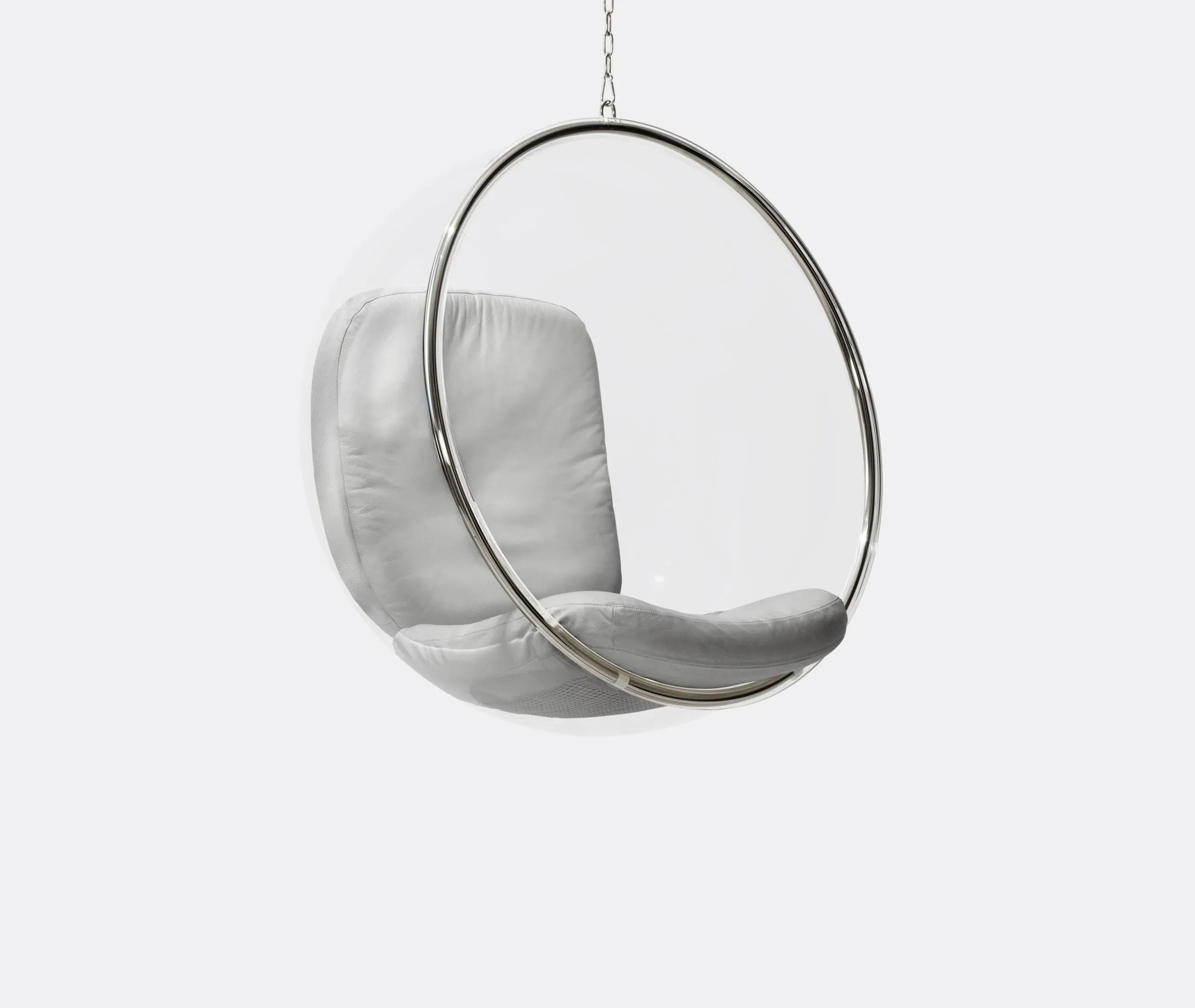 Bubble Hanging Chair - Silver, Acrylic