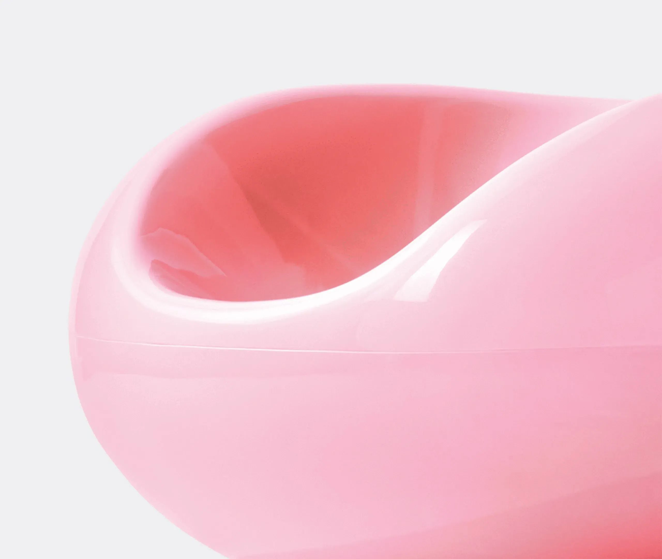 Pastil Chair Ergonomic Design - Pink, Fiberglass